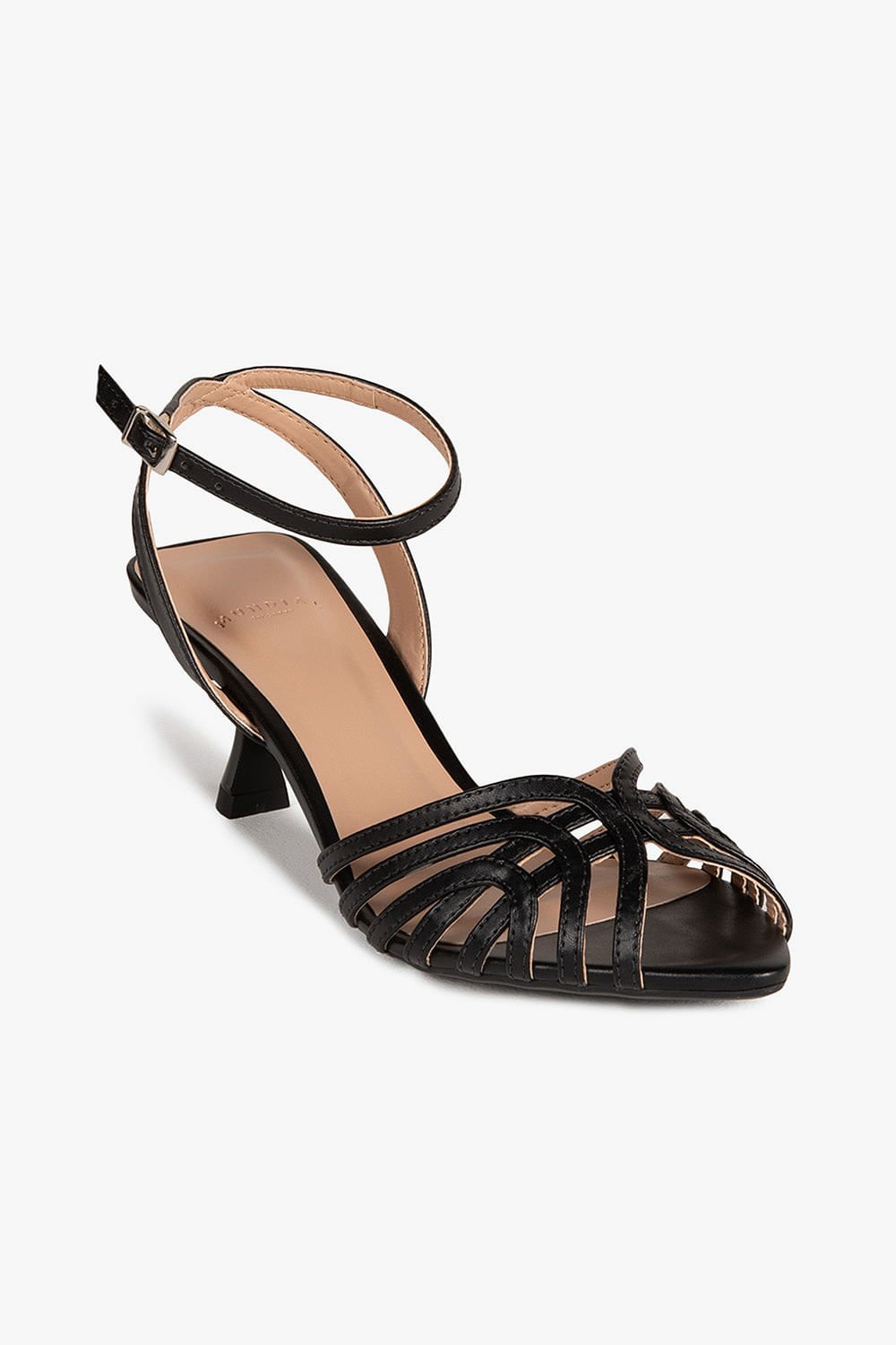 Sandália Feminina Salto Alto Mundial Larys Preto 4