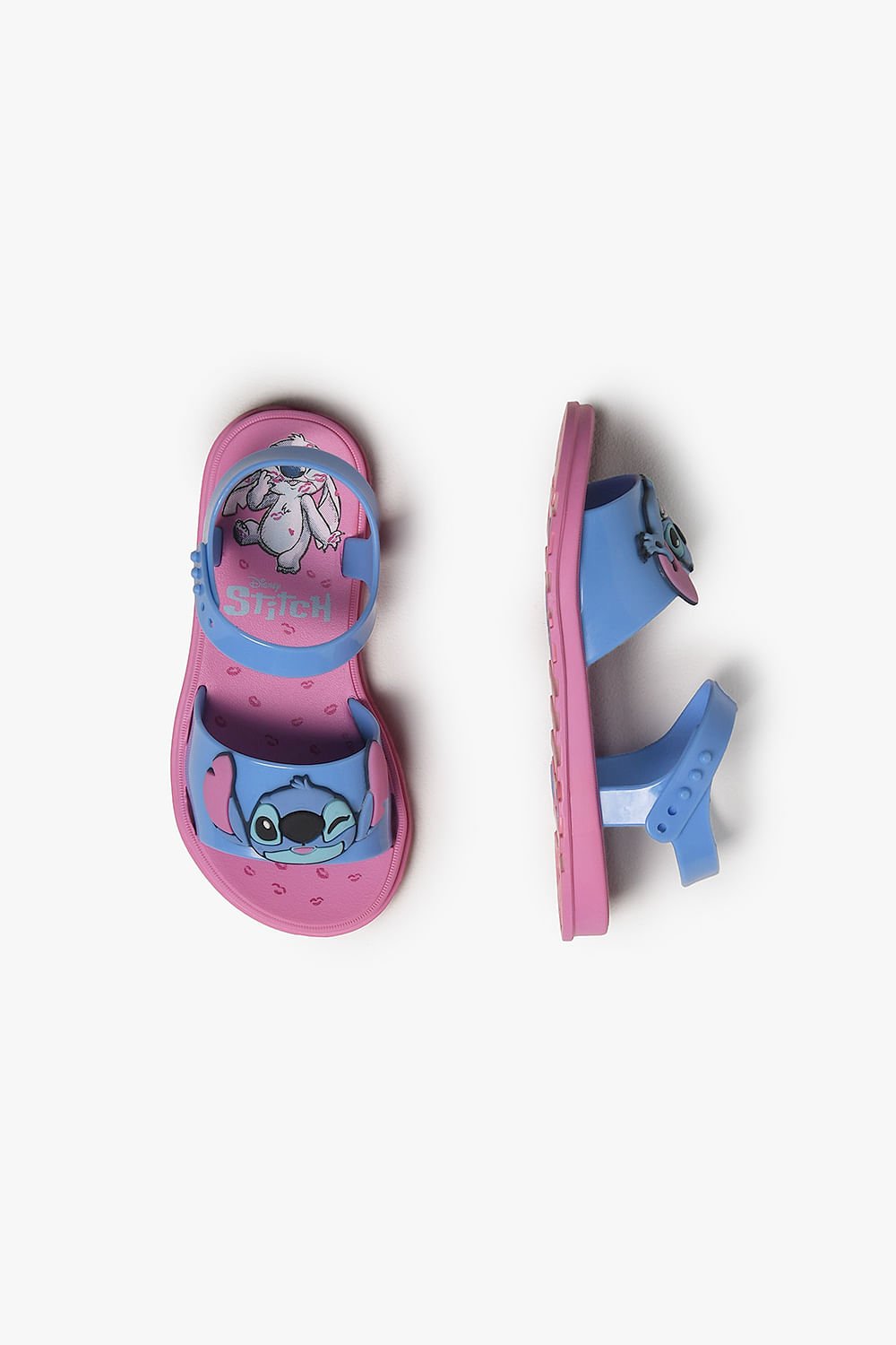 Sandália Papete Infantil Grendene Lilo Stitch Azul 3