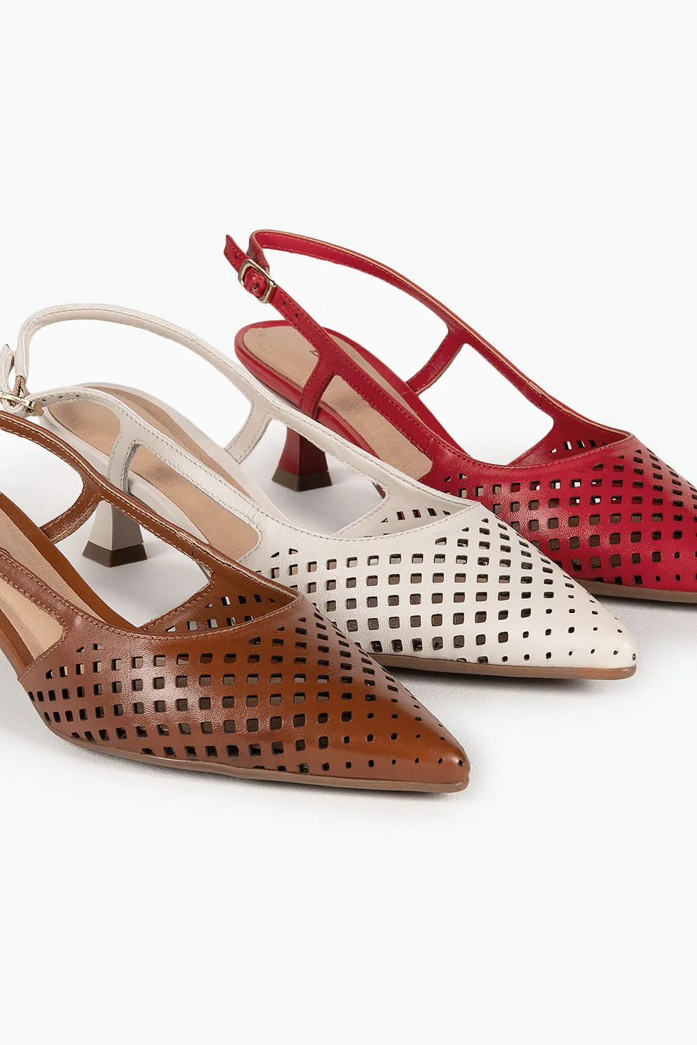 Scarpin Feminino Slingback Bottero Sibila Vermelho 4