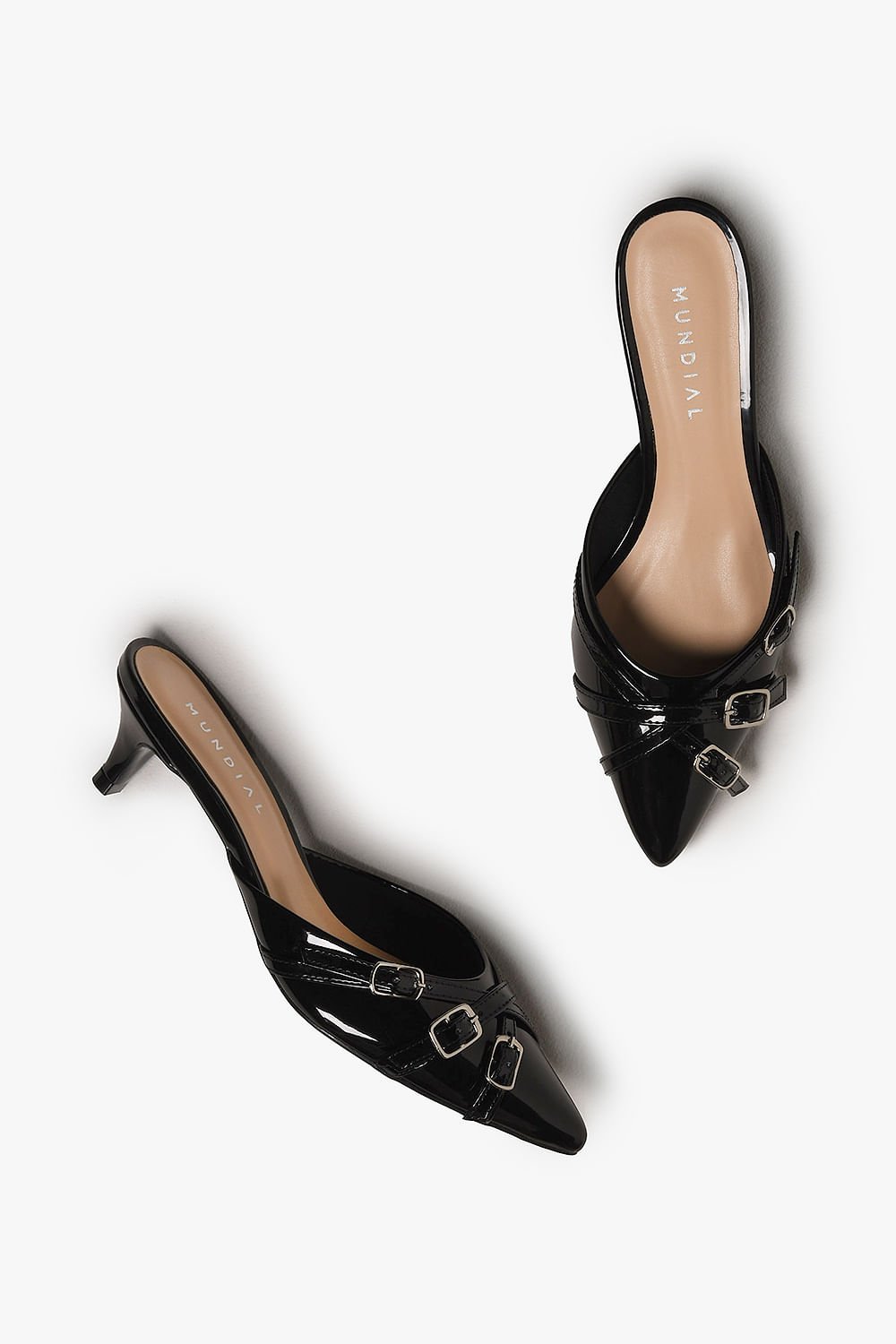 Tamanco Feminino Salto Médio Mundial Luzinete Preto 3