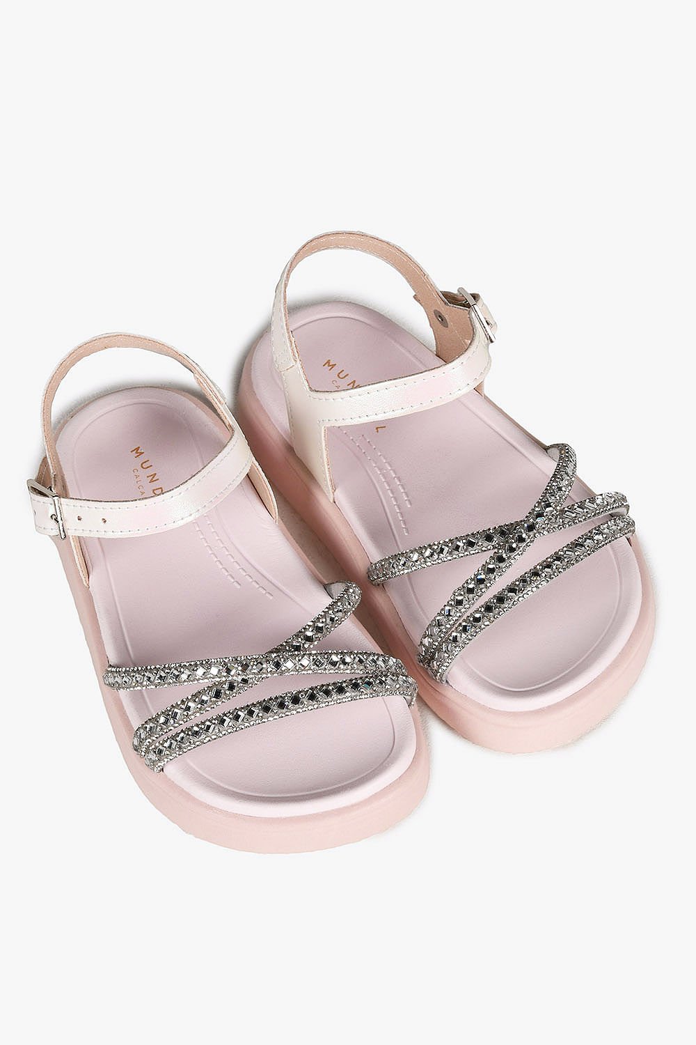 Papete Infantil Mundial Pillow Branco/Rosa 2