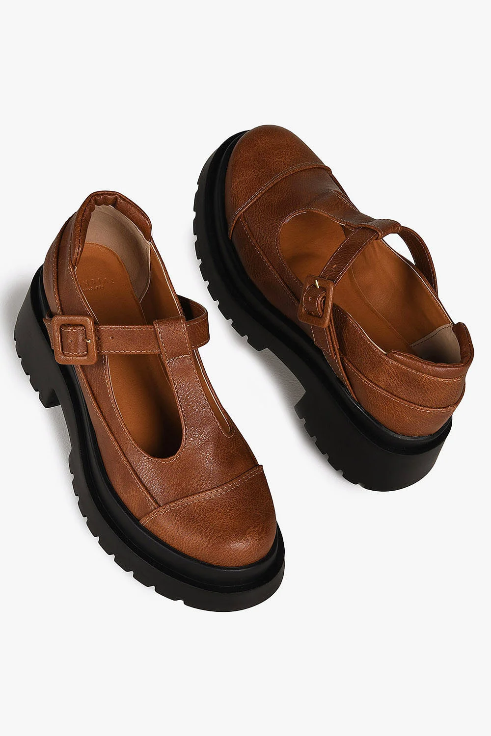 Sapato Feminino Tratorado Loafer Mundial Georgina Marrom 5