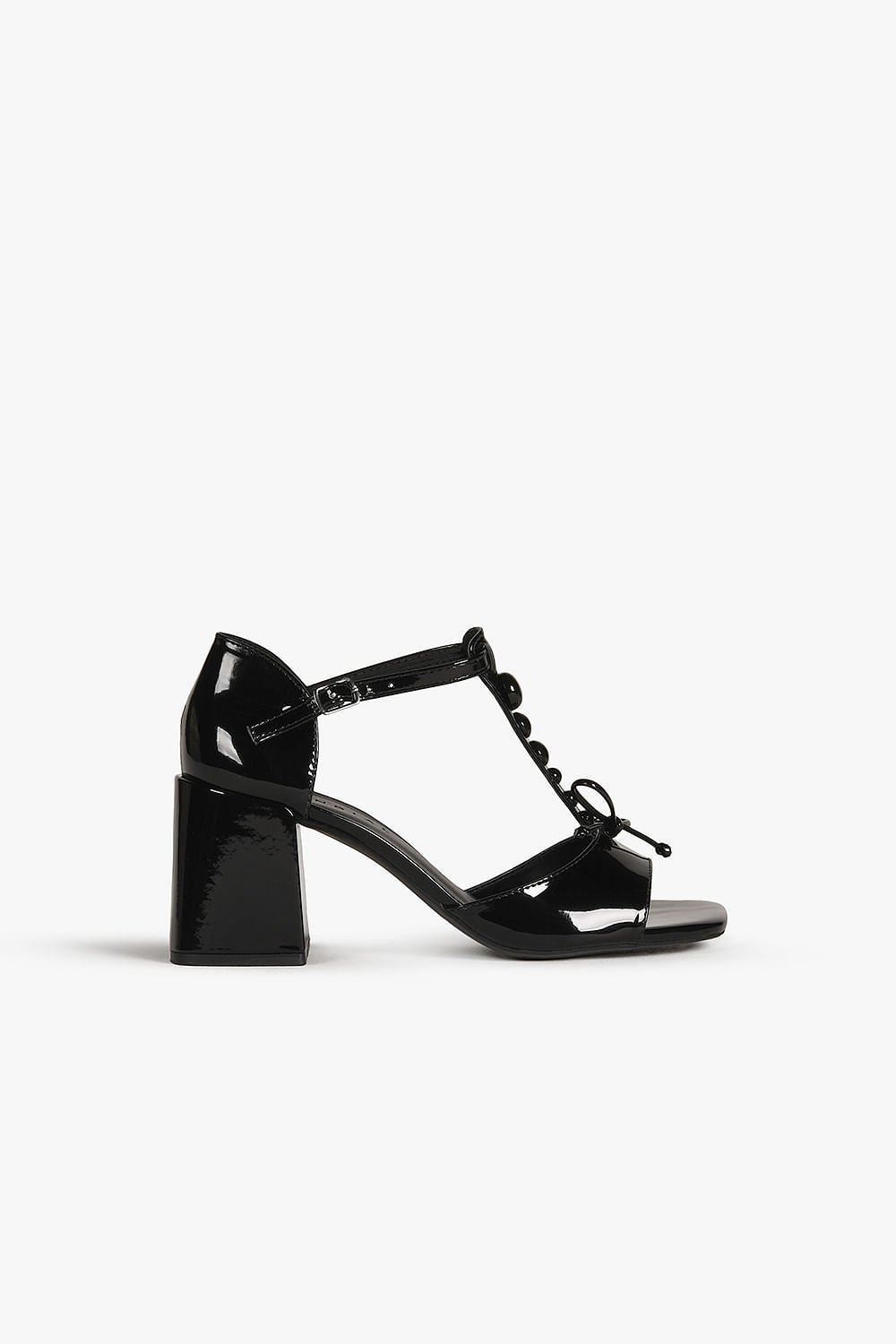 Sandália Feminina Peep Toe Mundial Luciele Preto 1