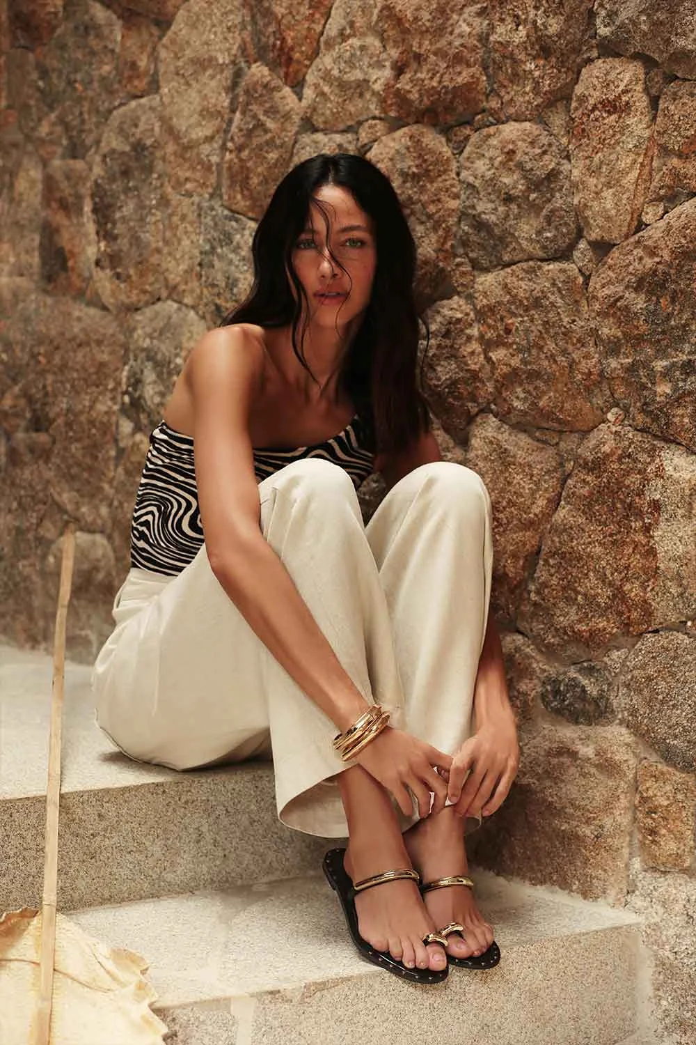 Rasteira Feminina Mundial Calliope Preto 2