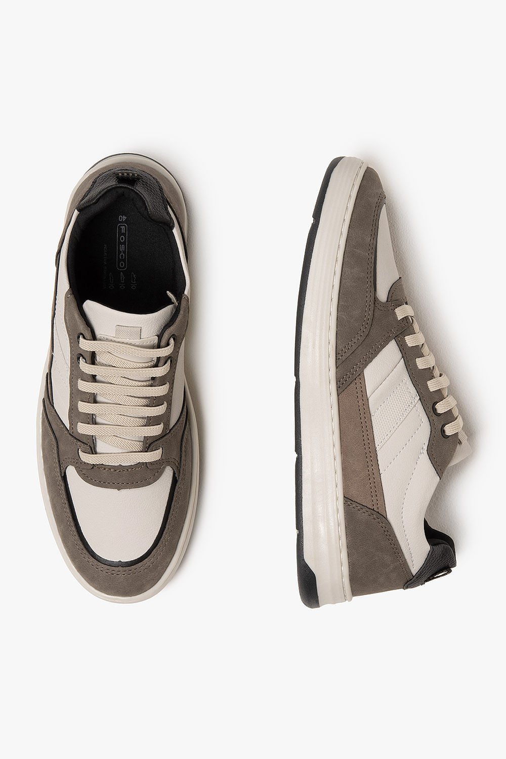 Tênis Masculino Fosco Filip Bege 3