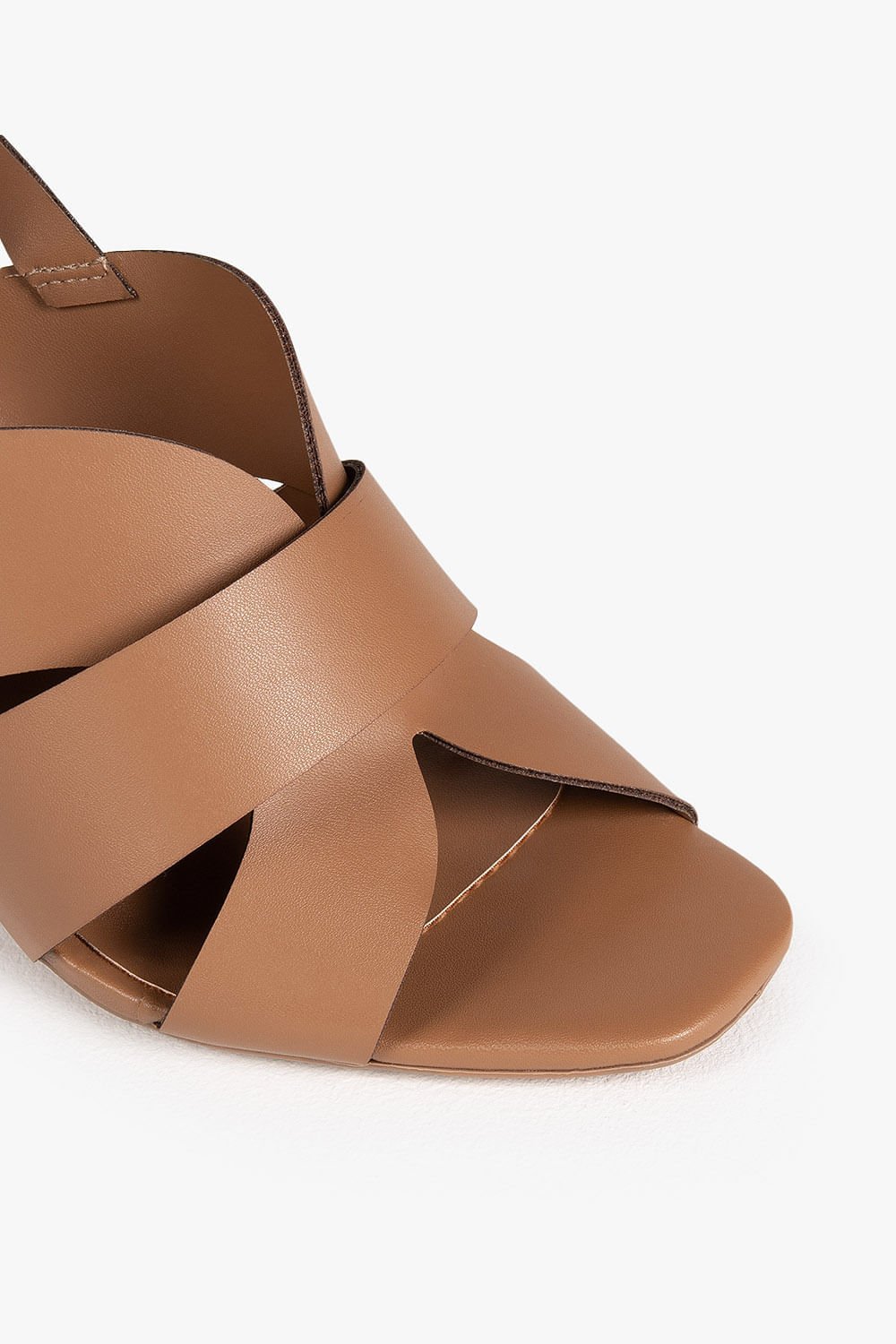 Sandália Feminina Salto Alto Mundial Asher Café 2