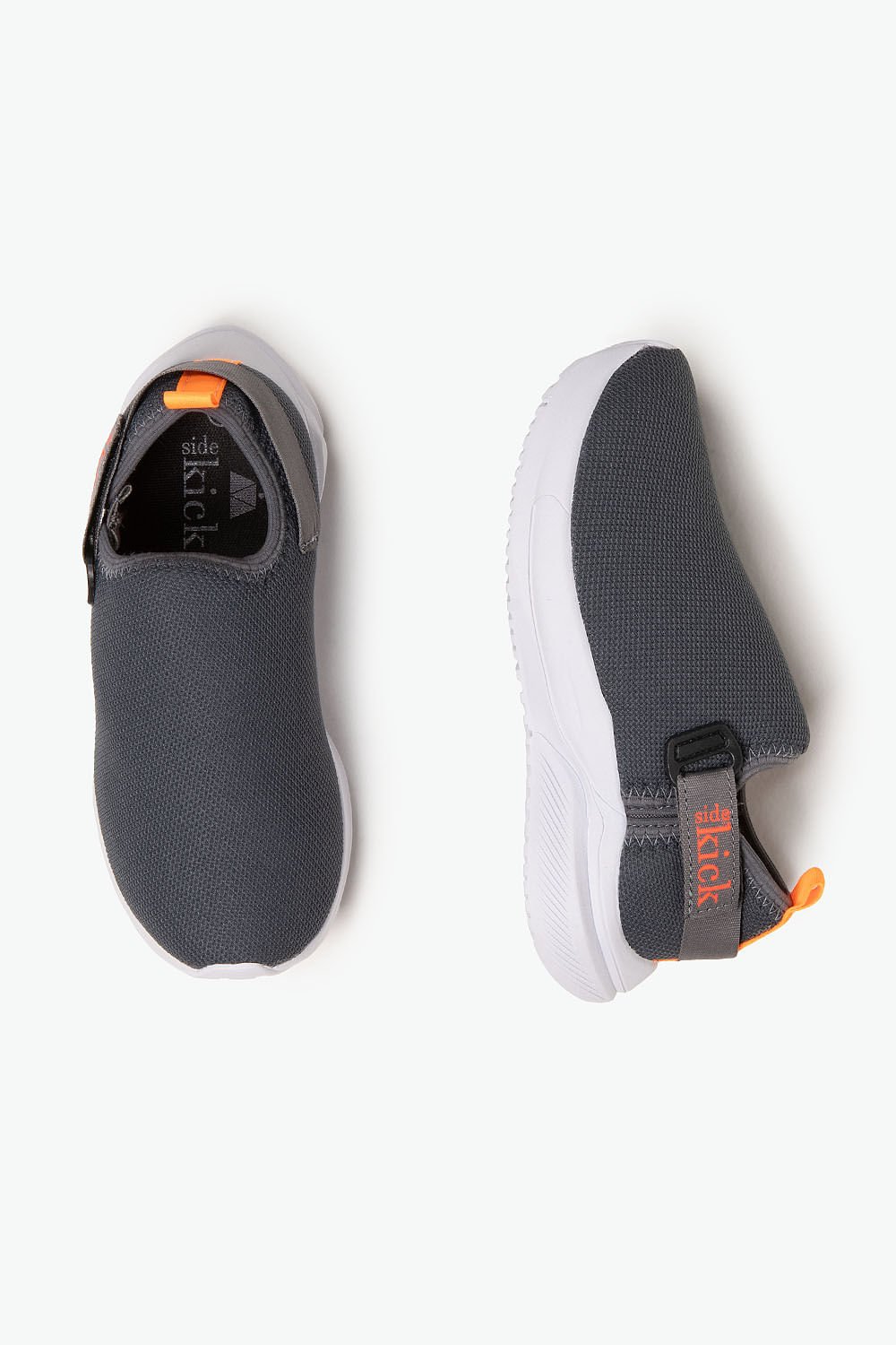 Tênis Infantil Slip On Side Kick Webtron Cinza 3