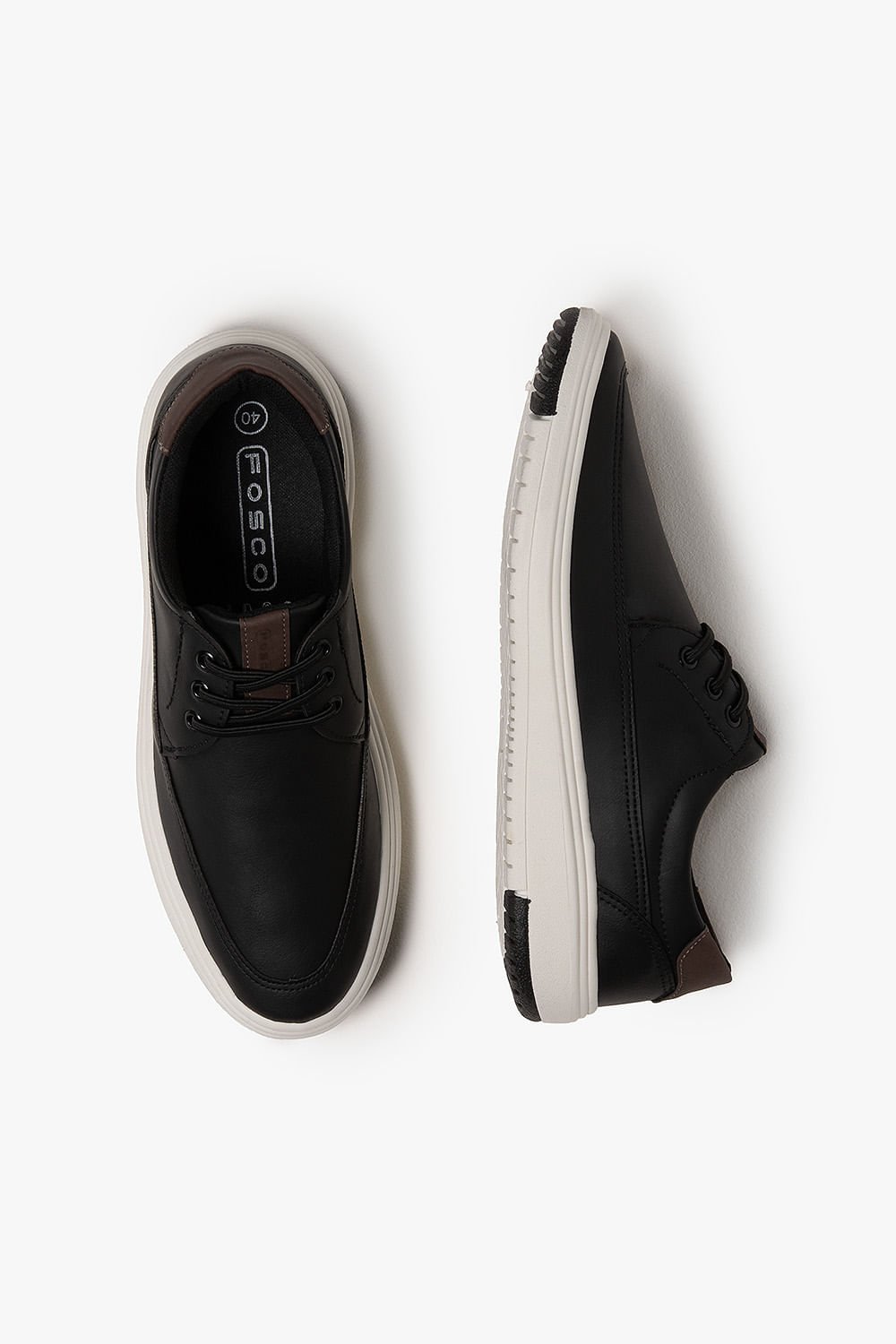 Sapatênis Masculino Fosco Casual Spar Preto 3