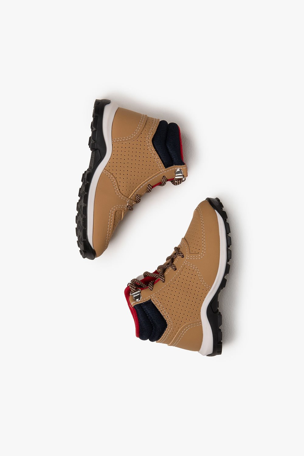 Tênis Molekinho Infantil Mid Jax Bege/Preto 3