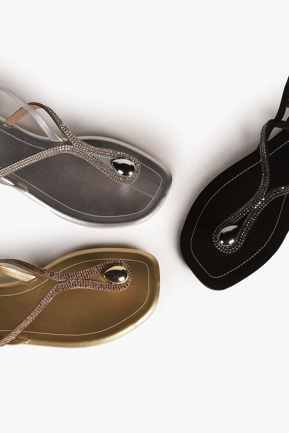 Sandália Feminina Rasteira Mundial Samile Prata 4