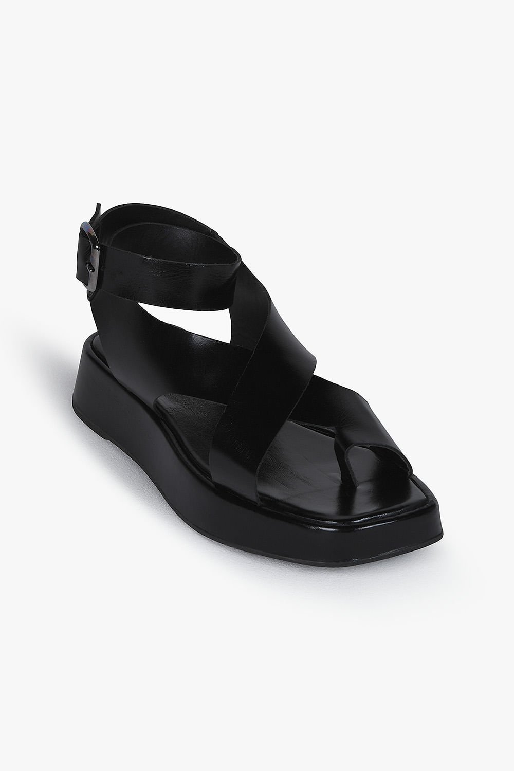 Sandália Feminina Flatform Mundial Marlowe Preto 2