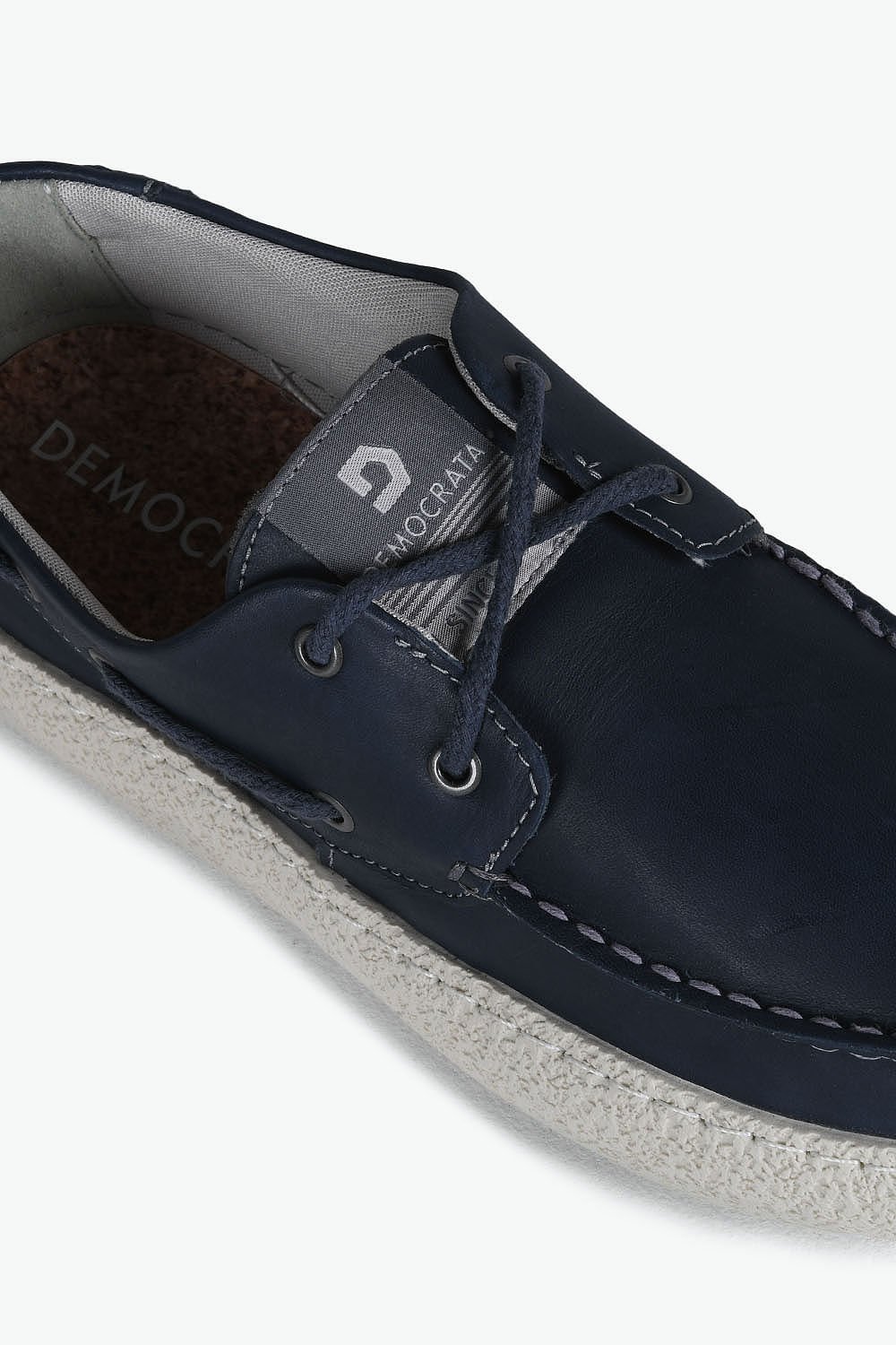 Mocassim Masculino Democrata Side Bora Azul 2