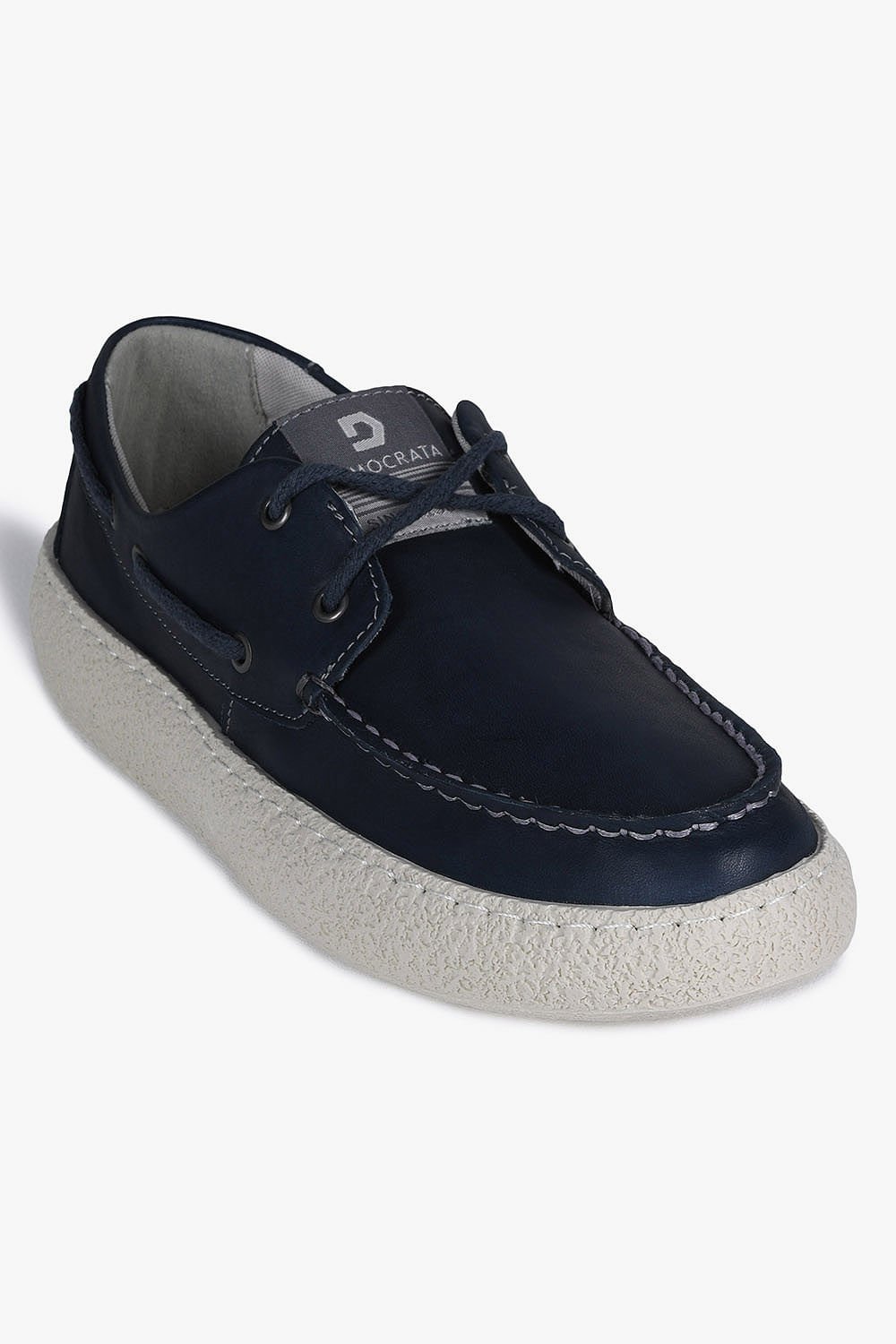 Mocassim Masculino Democrata Side Bora Azul 4