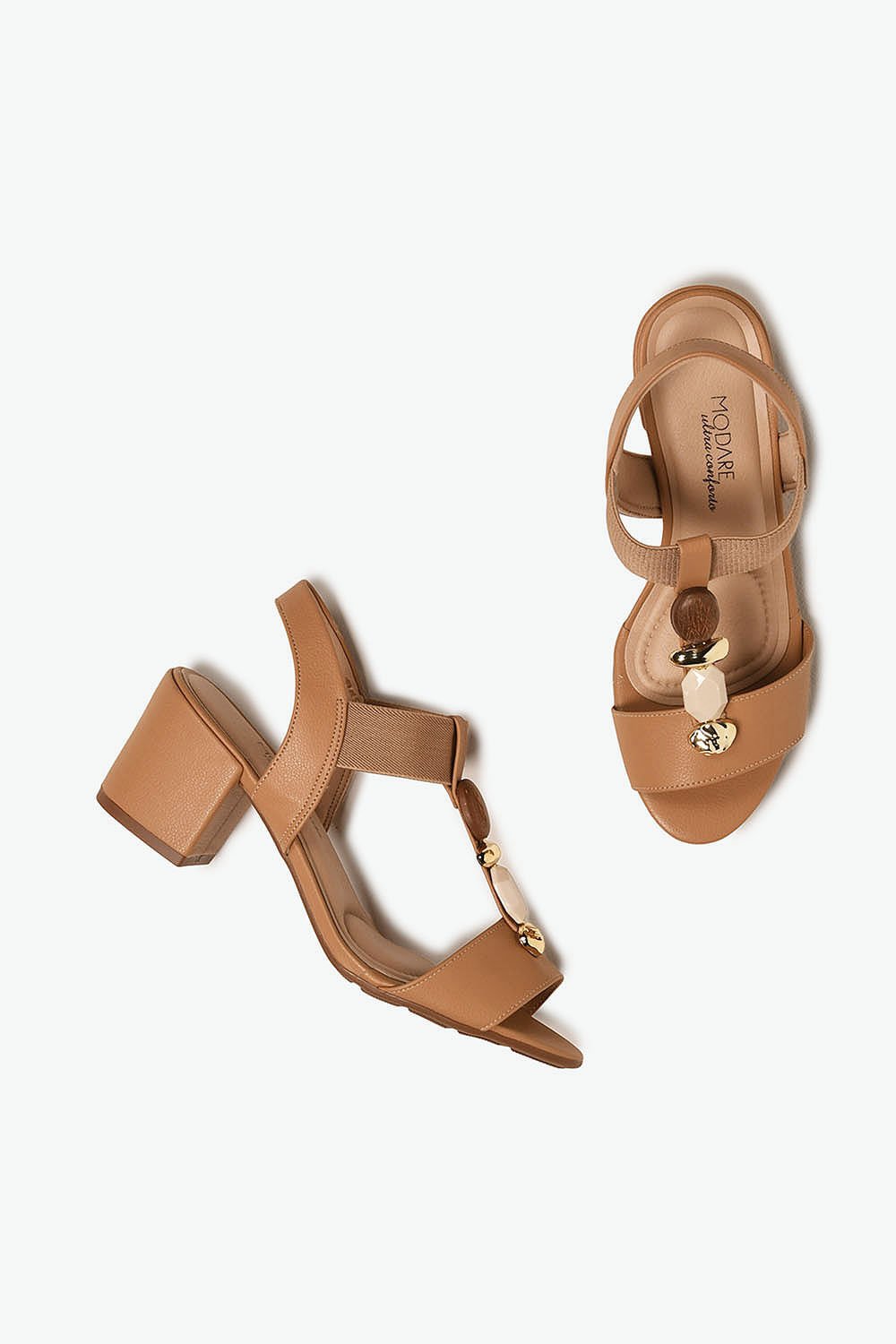 Sandália Feminina  Modare Janeth Marrom 3