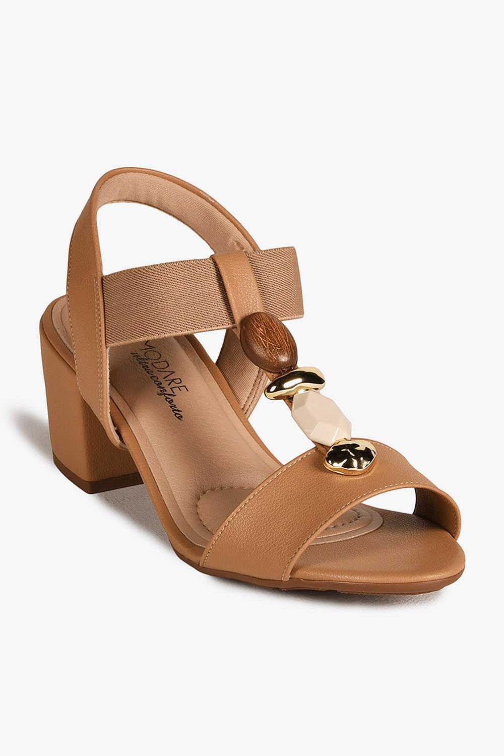 Sandália Feminina  Modare Janeth Marrom 4
