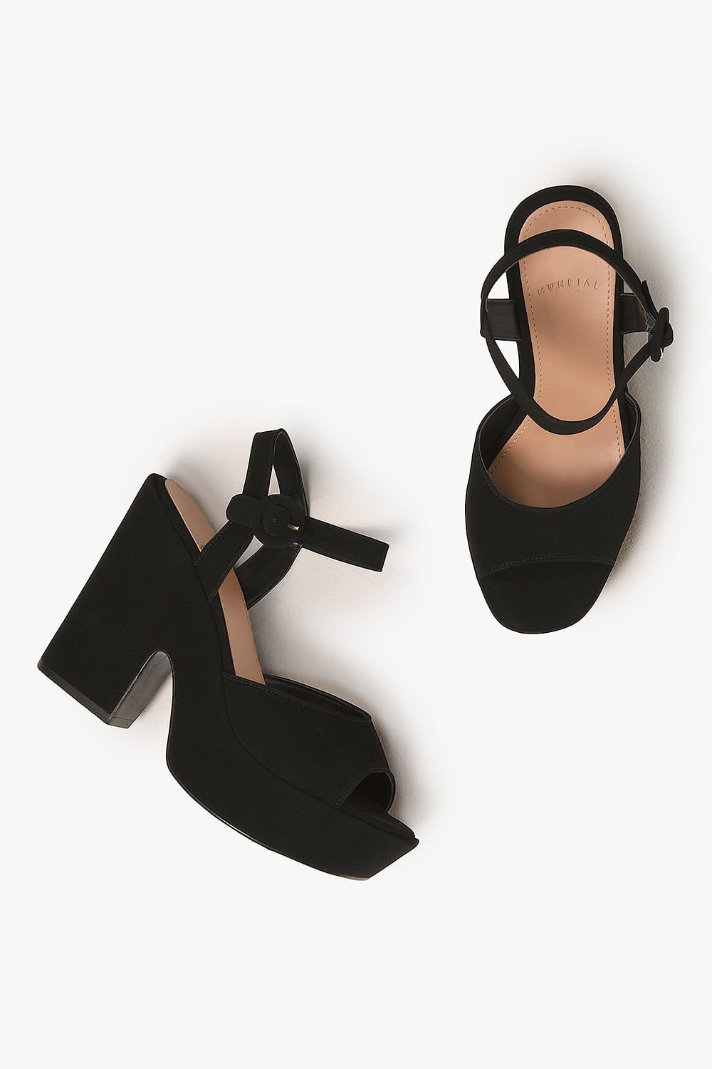 Sandália Feminina Meia-Pata Mundial Myrella Preto 3