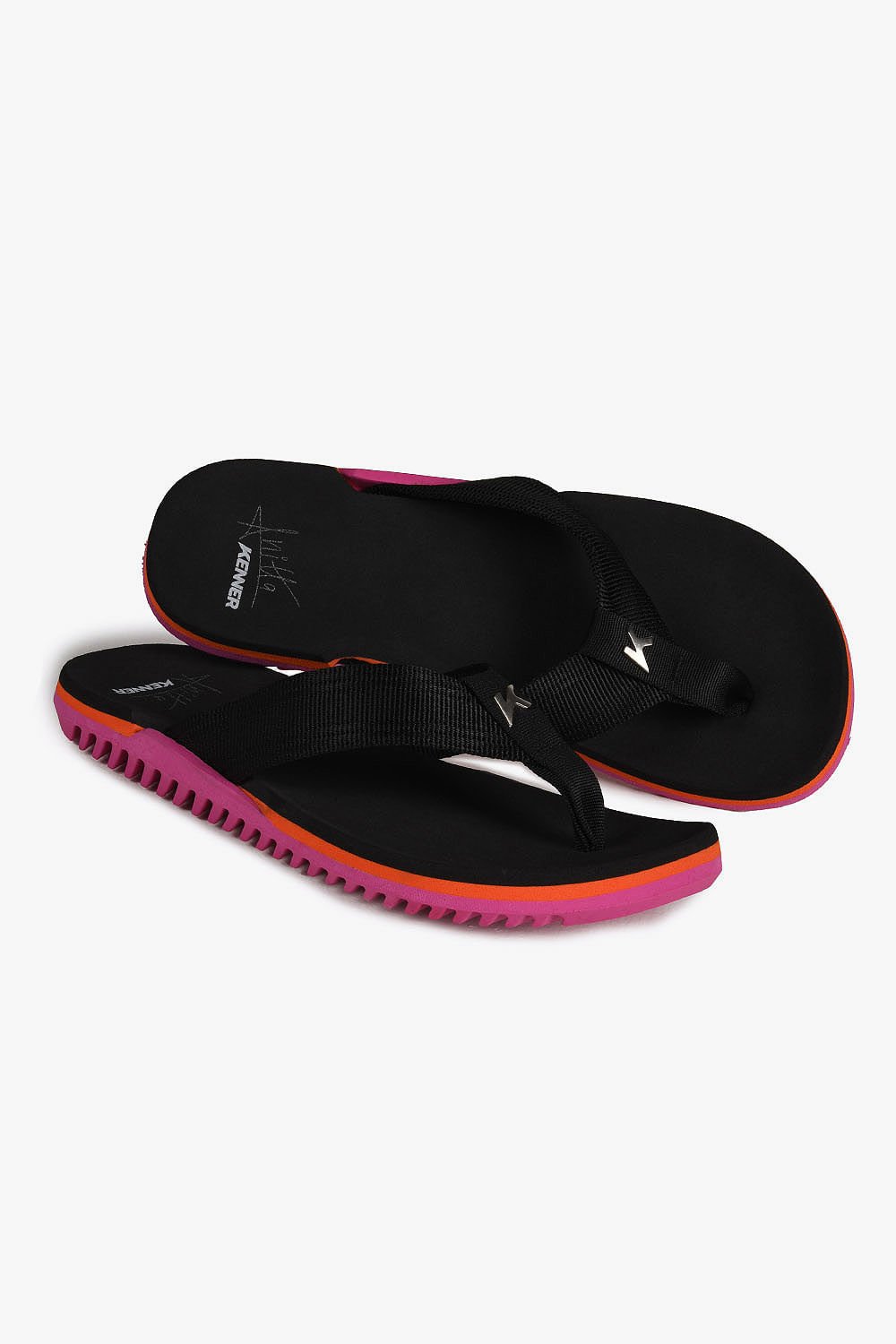Chinelo Kenner Anitta NK6 Pro Preto/Rosa 4
