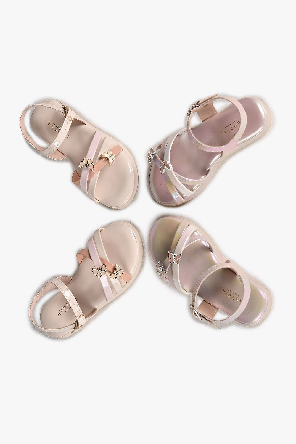 Sandália Infantil Flatform Mundial Laura Rosa 4