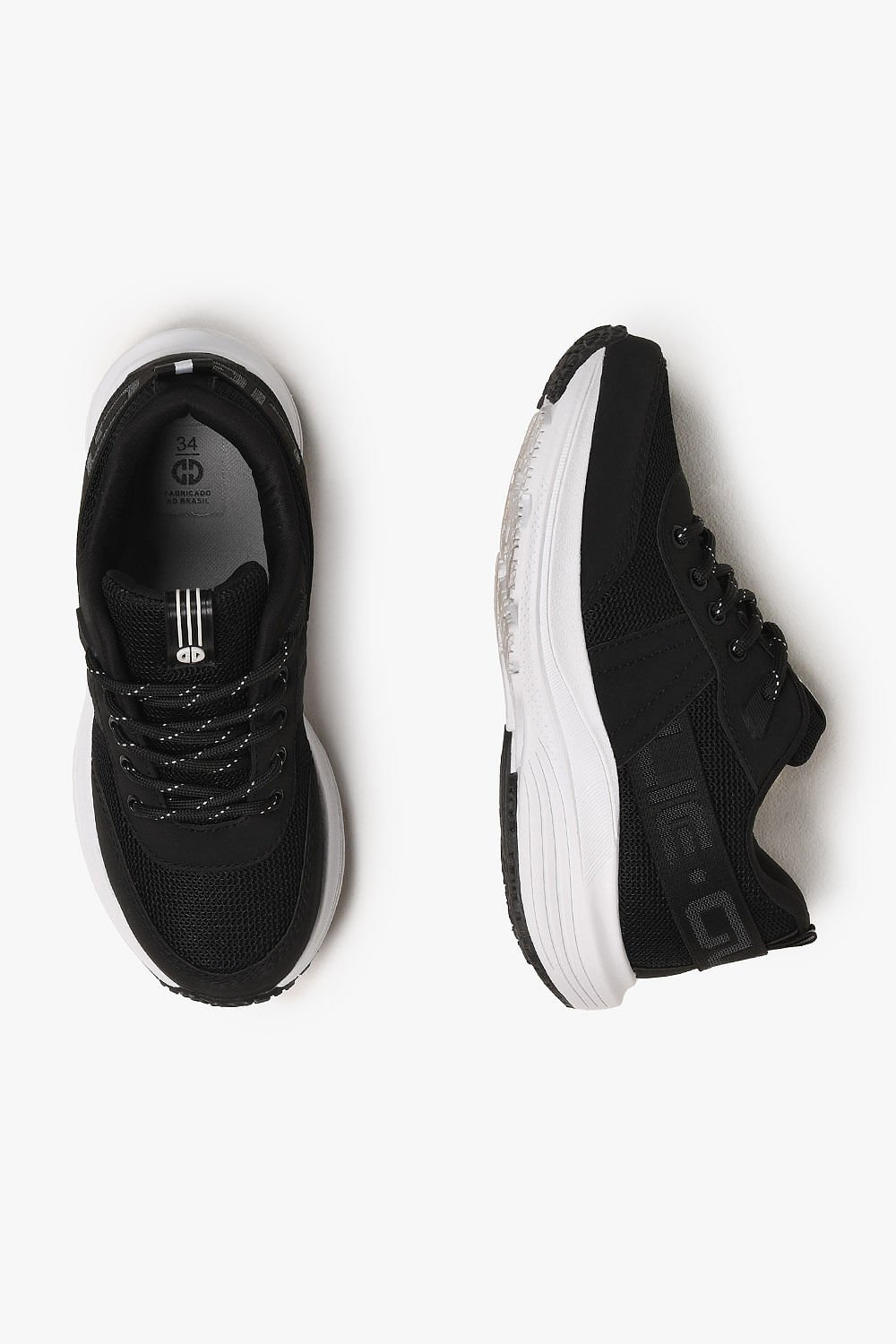 Tênis Infantil Ollie Virtus Preto 3