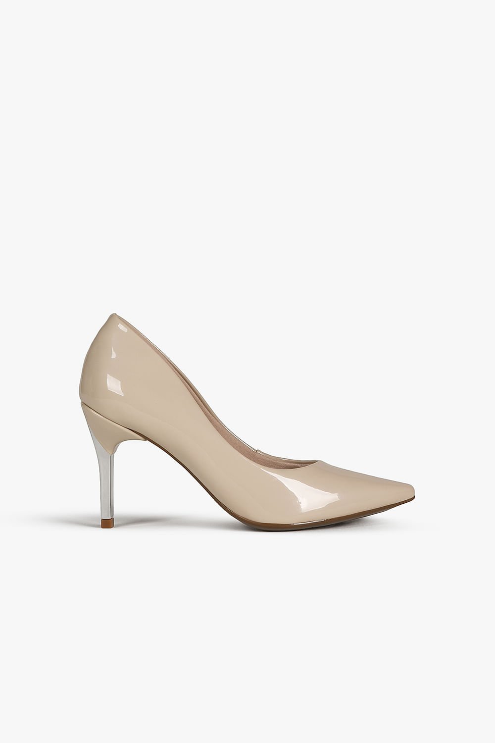 Scarpin Feminino Salto Alto Mundial Kirsten Bege 1