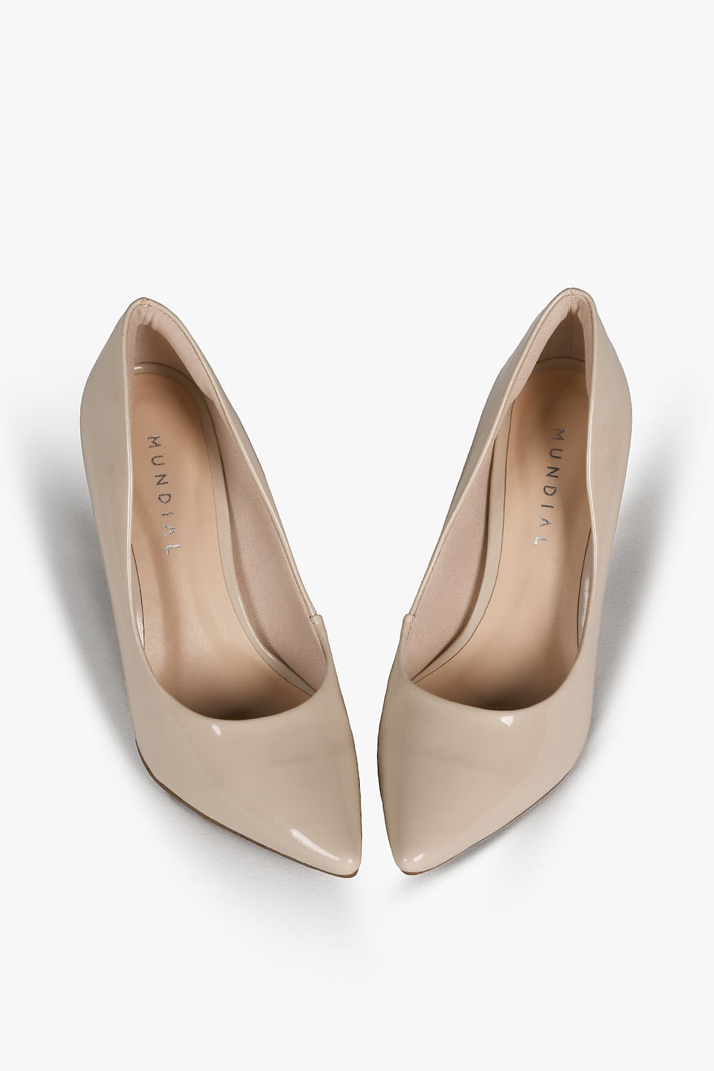 Scarpin Feminino Salto Alto Mundial Kirsten Bege 4