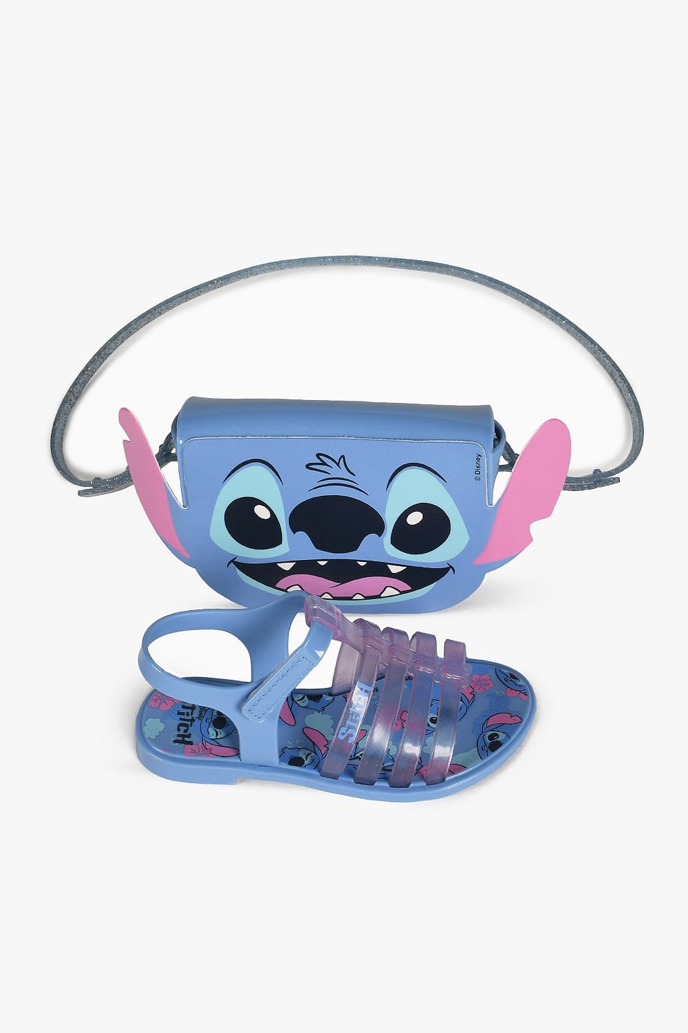 Sandália Infantil Grendene Stitch Clutch Bag Azul 1