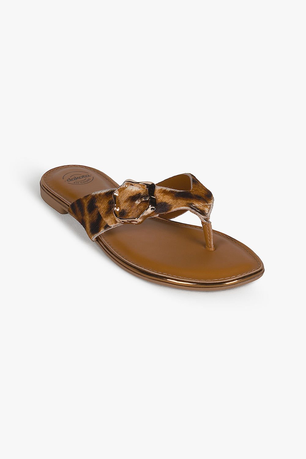 Rasteira Feminina Dakota Nayanna Animal Print 4