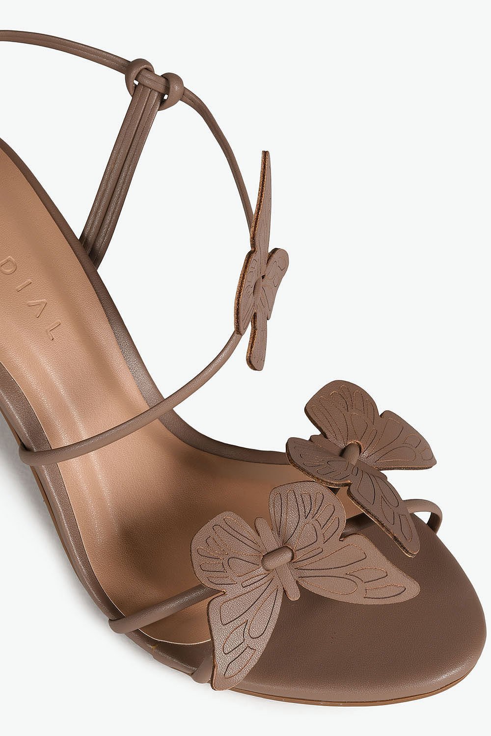 Sandália Feminina Salto Alto Mundial Ramile Marrom 2