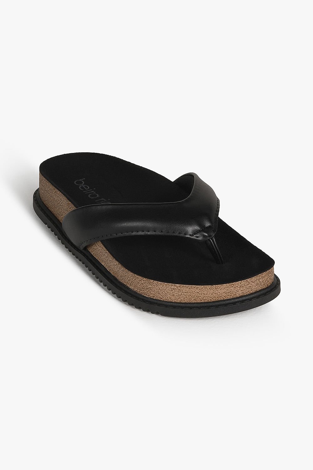 Tamanco Feminino Papete Beira Rio Janaine Preto 2