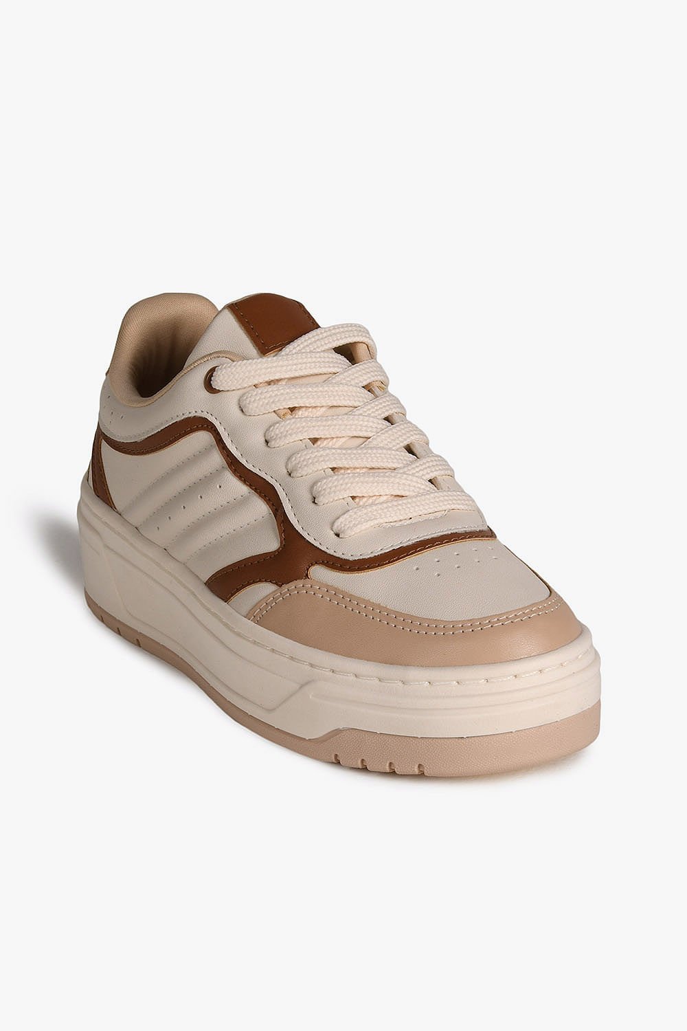 Tênis Feminino Plataforma Mundial Kristine Marrom 2