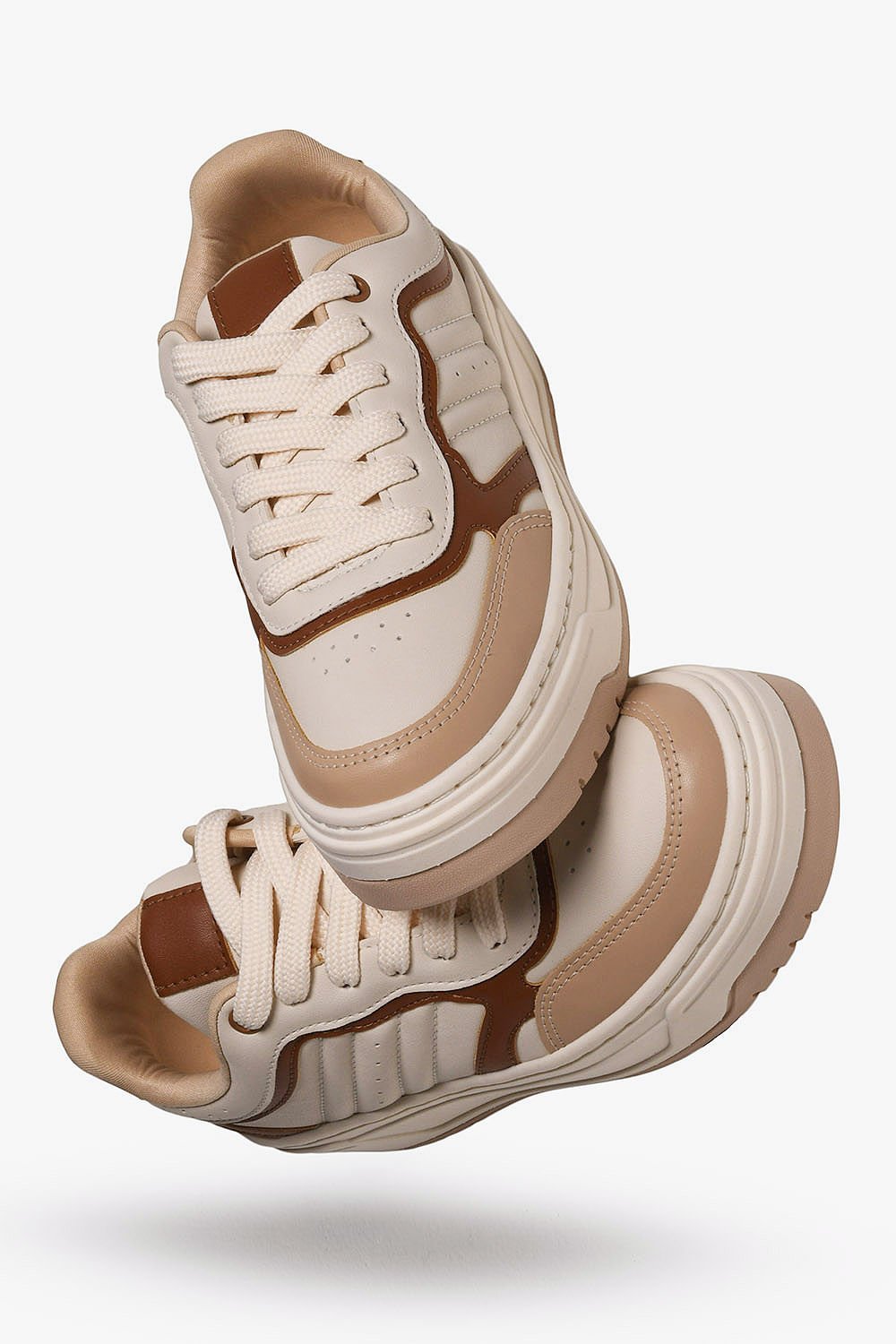 Tênis Feminino Plataforma Mundial Kristine Marrom 8