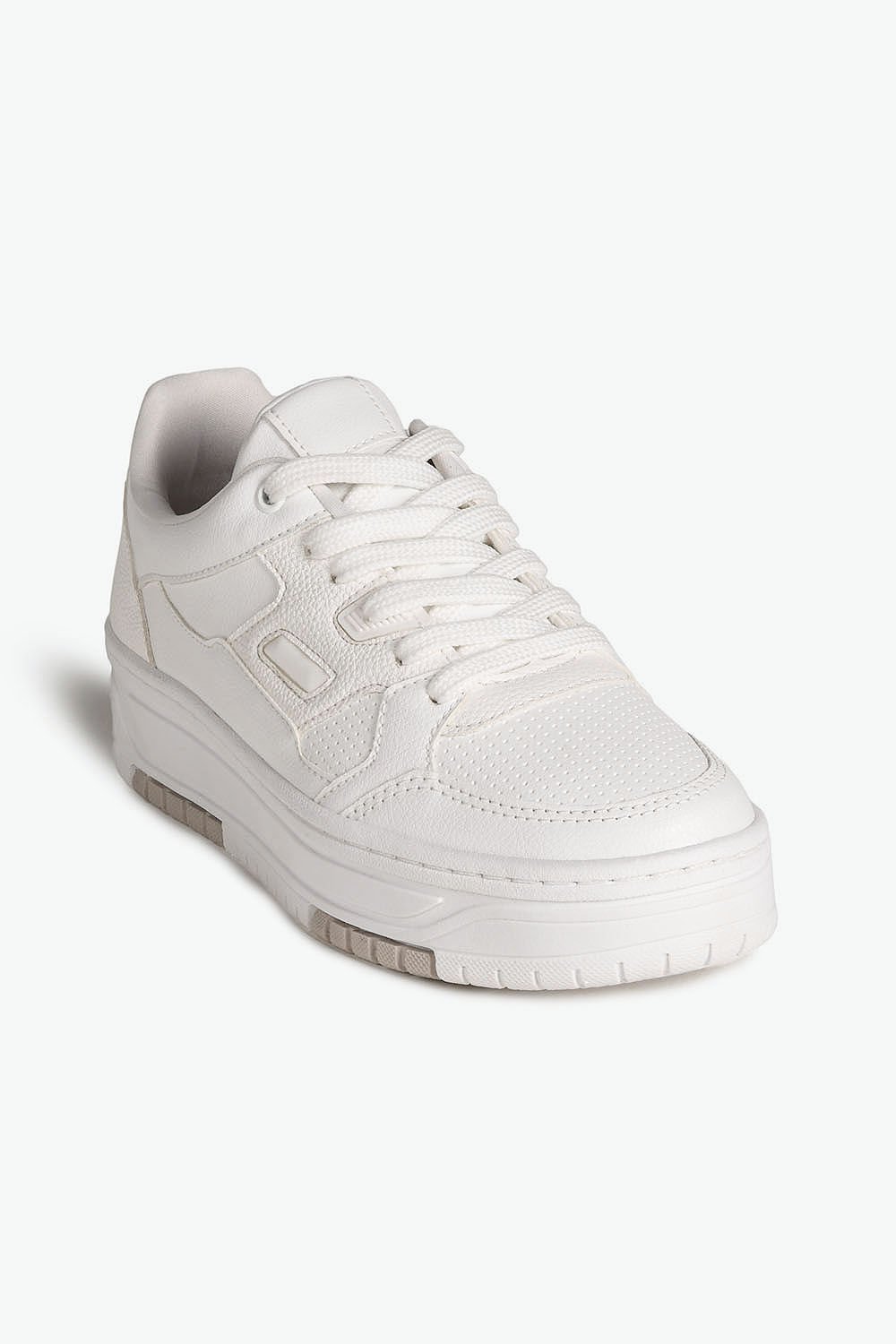 Tênis Feminino Plataforma Mundial Nubya Branco 4