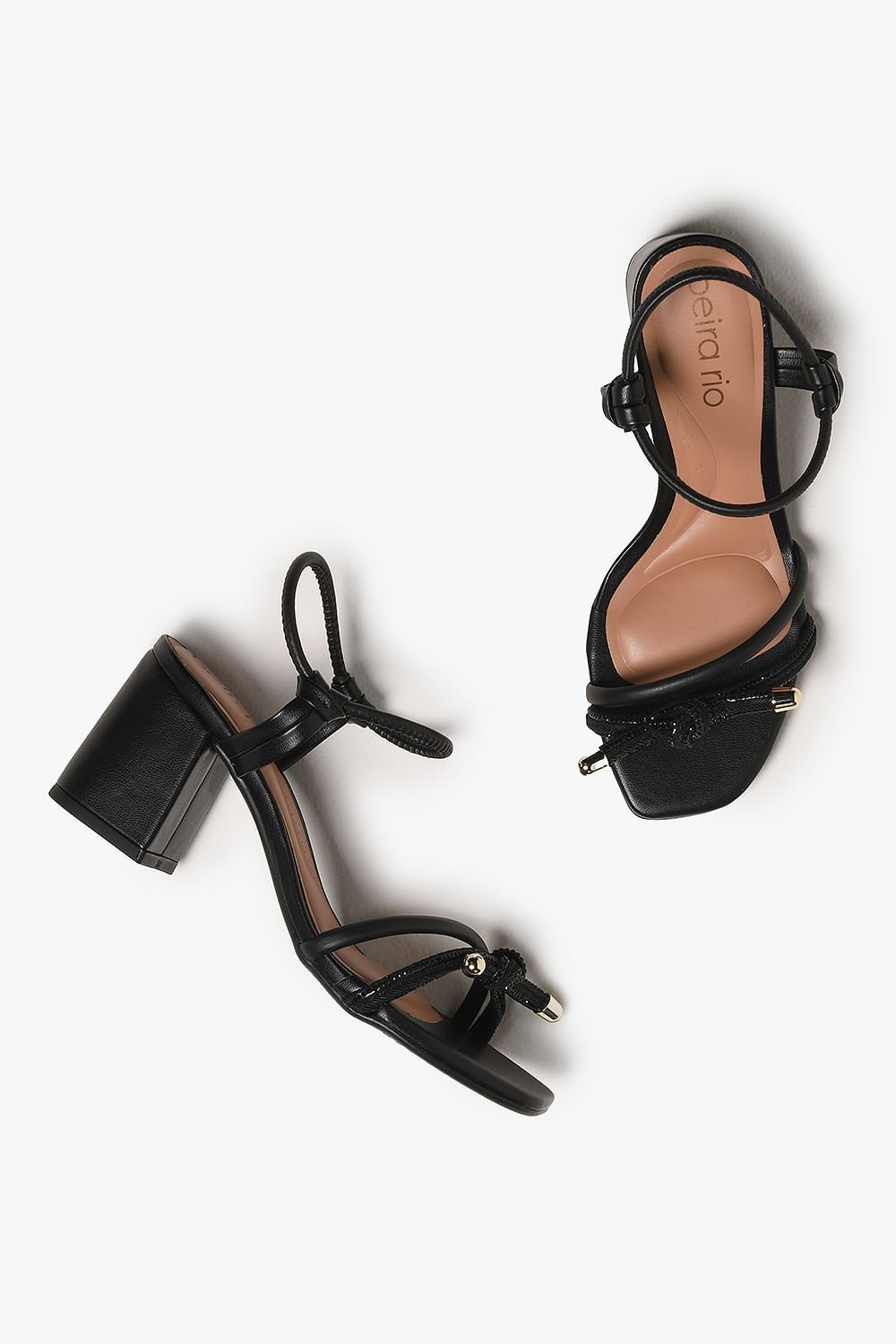 Sandália Feminina Beira Rio Vallance Preto 3