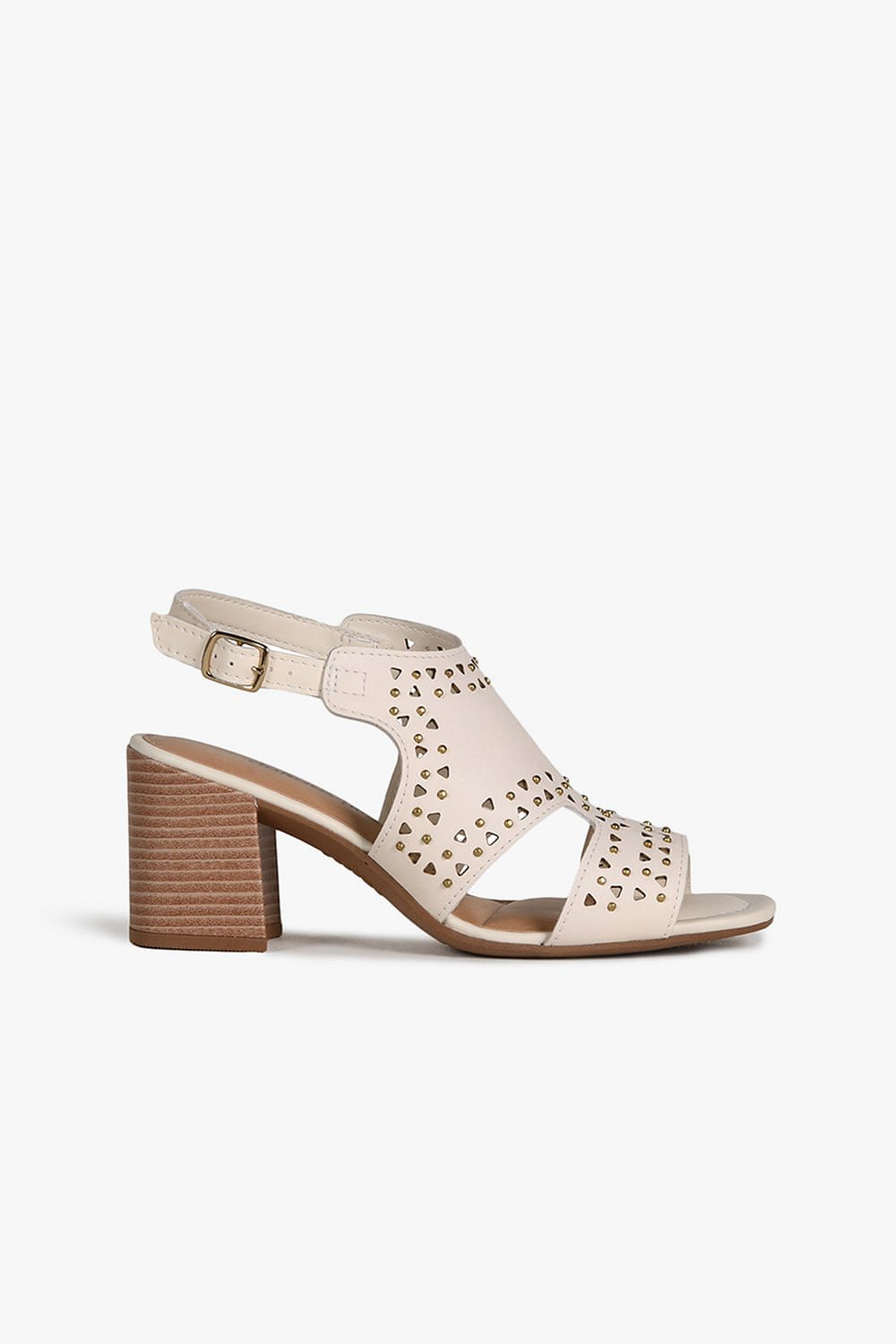 Sandália Feminino Salto Alto Dakota Vianna Branco 1