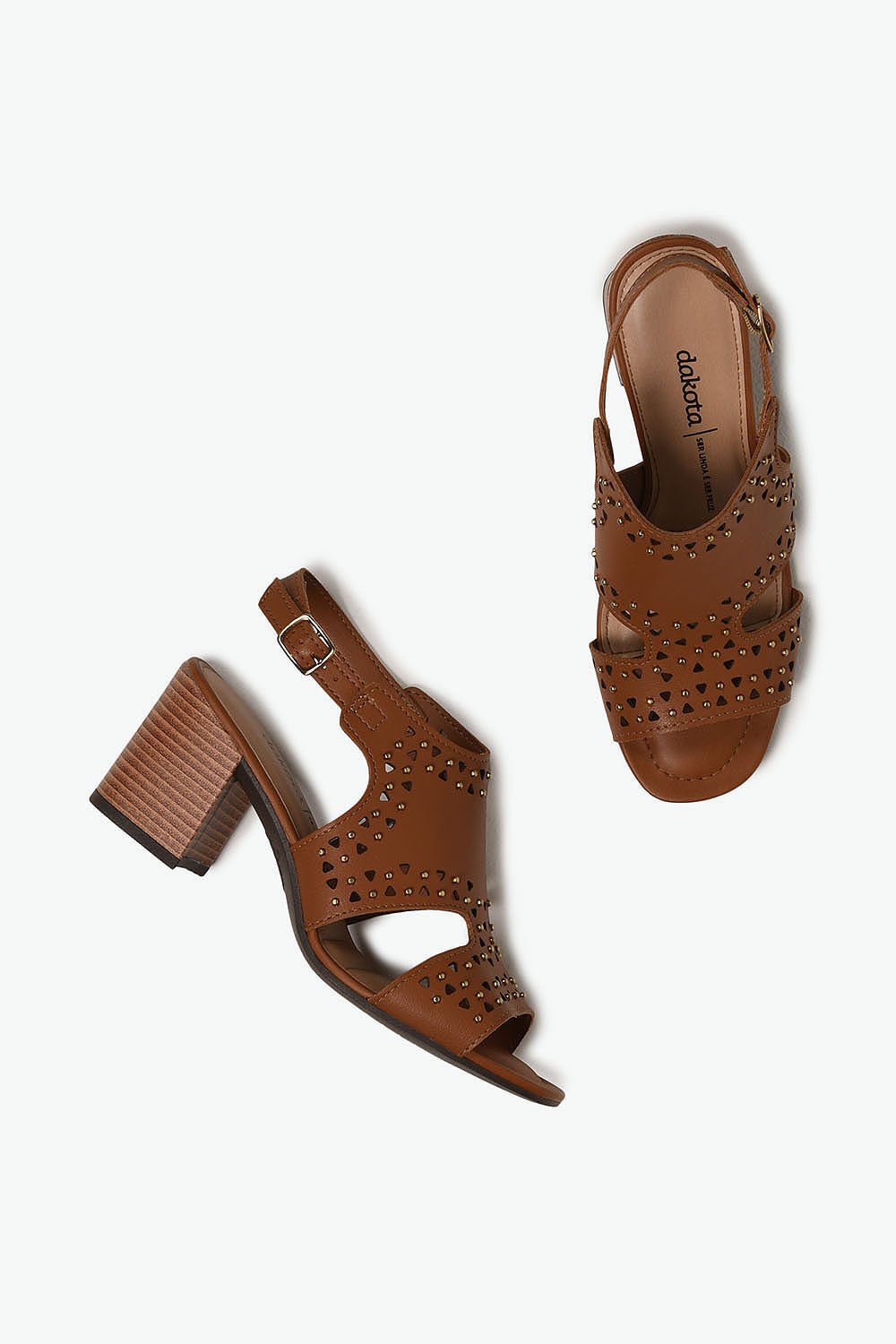 Sandália Feminino Salto Alto Dakota Vianna Marrom 3