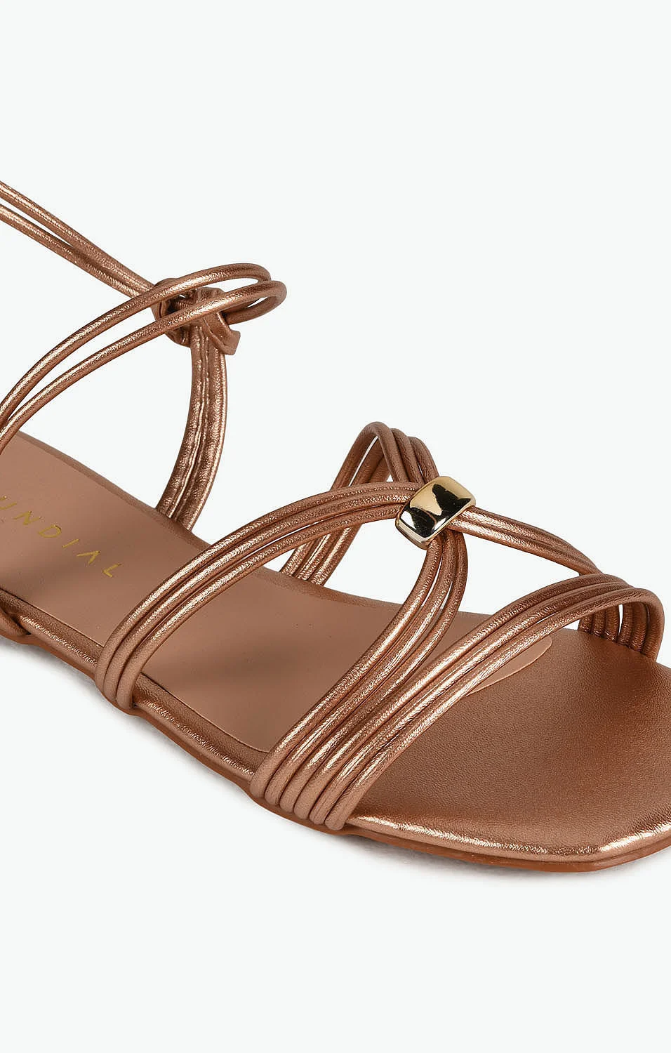 Sandália Feminina Rasteira Mundial Eunice Dourado 2