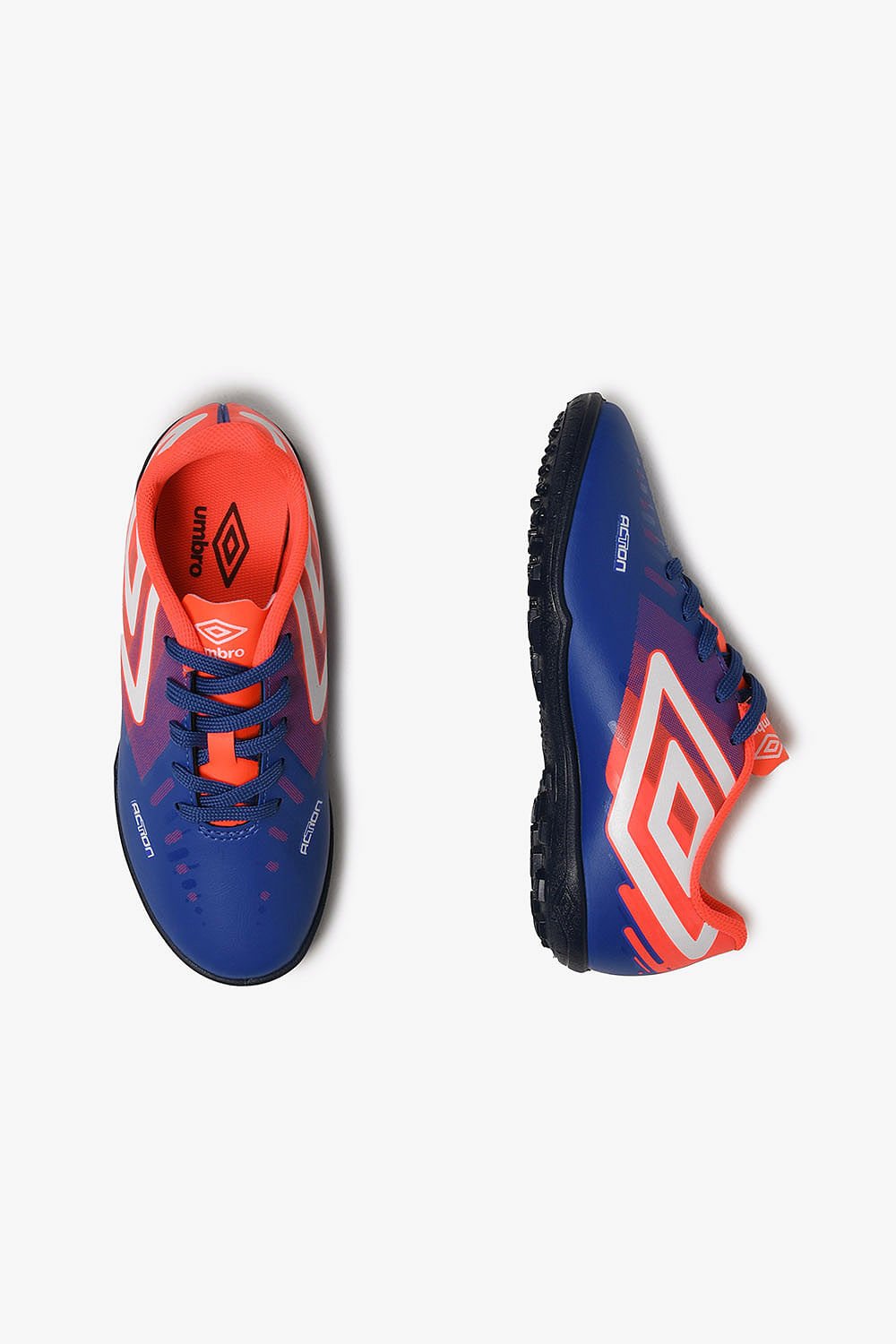 Chuteira Infantil Society Umbro Action Jr Azul 6