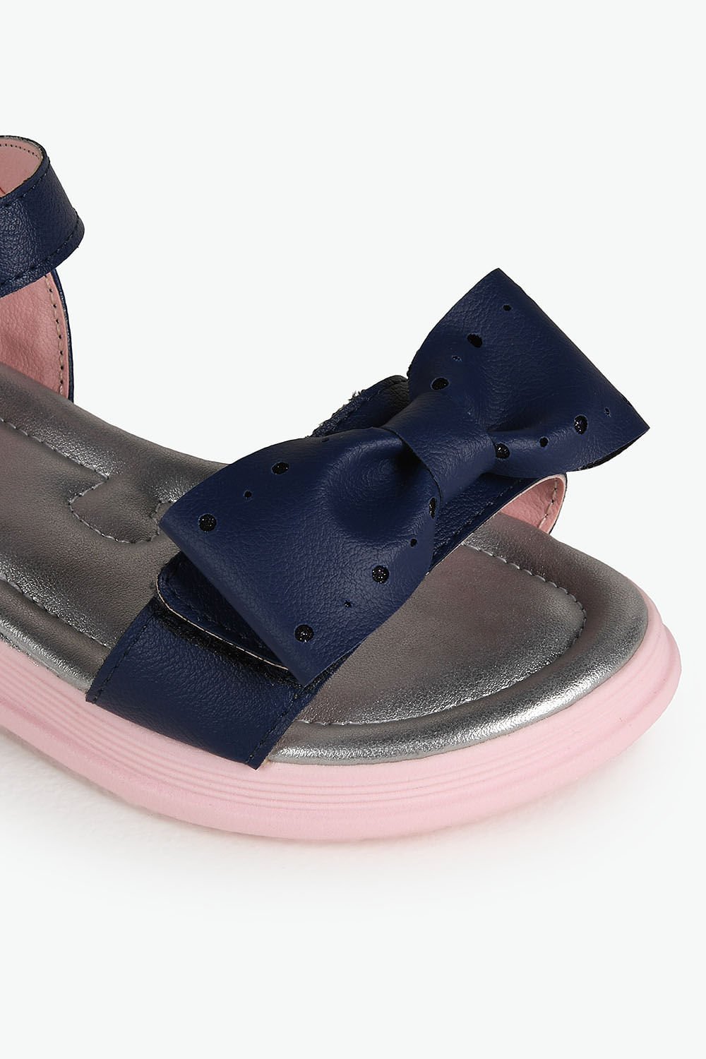 Sandália Infantil Pampili Flower Menina Azul 2