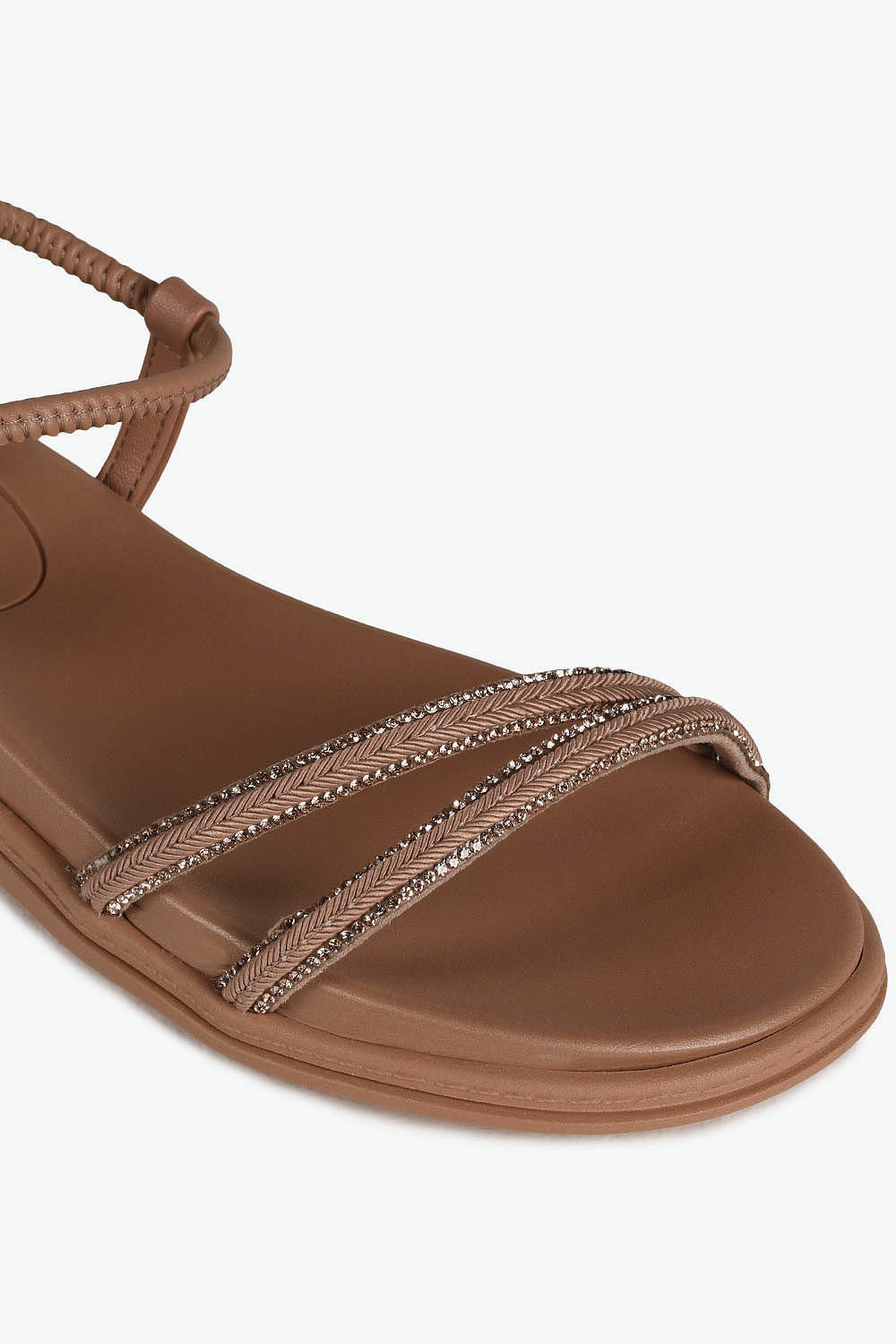 Papete Feminina Beira Rio Janini Bege 2