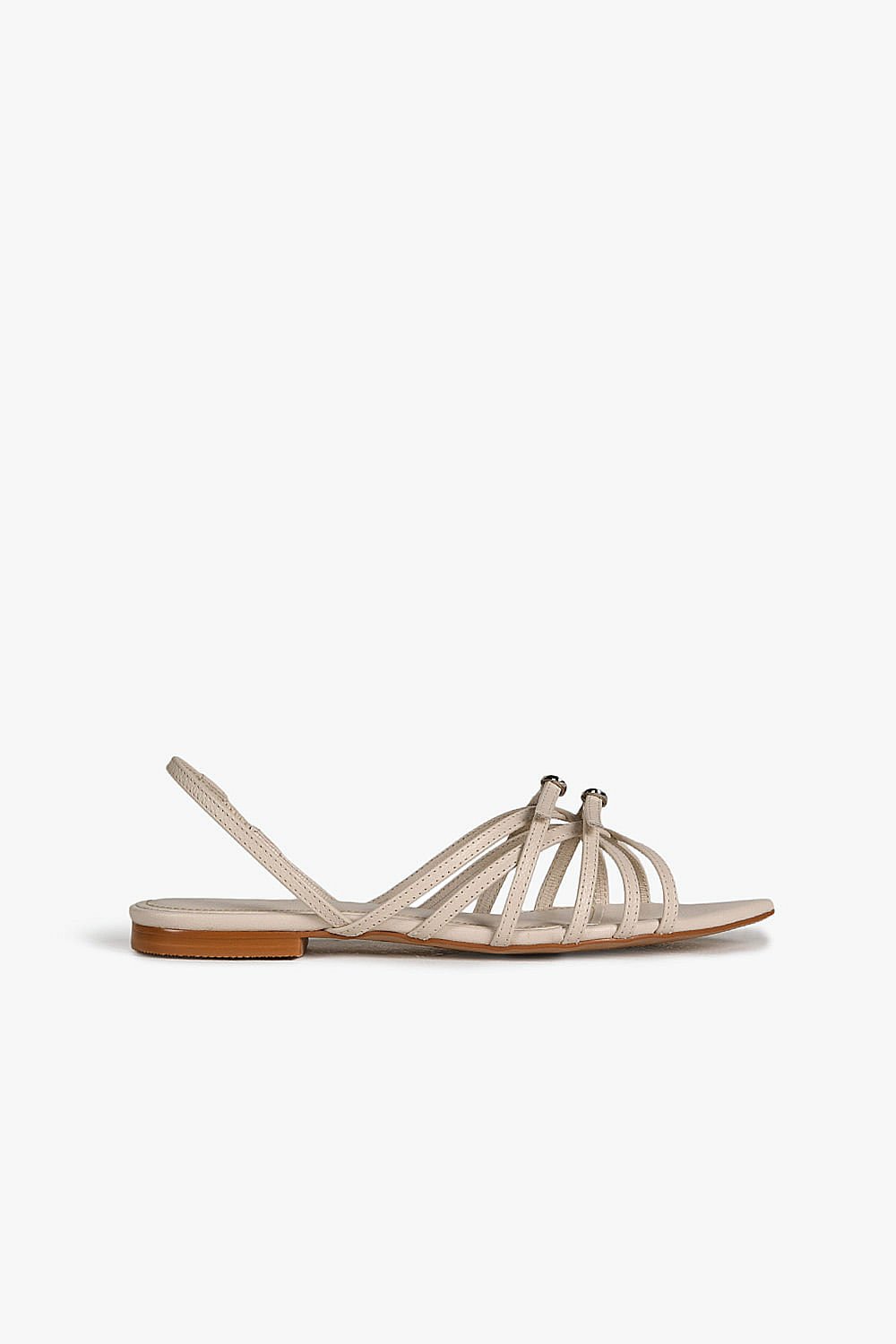 Sandália Feminina Rasteira Mundial Shelley Branco 1