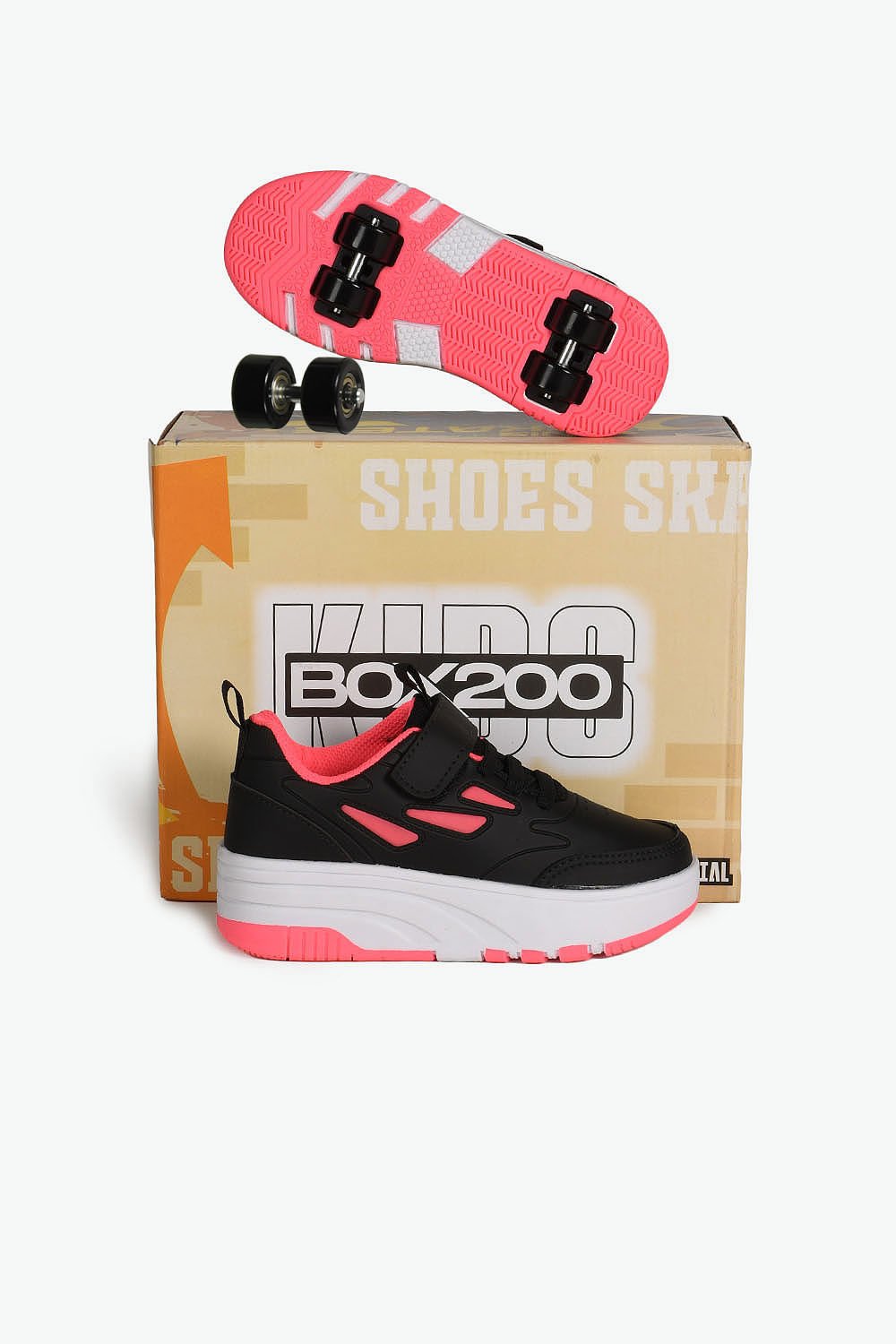 Tênis Infantil De Rodinha Box Kids Ski Preto 1