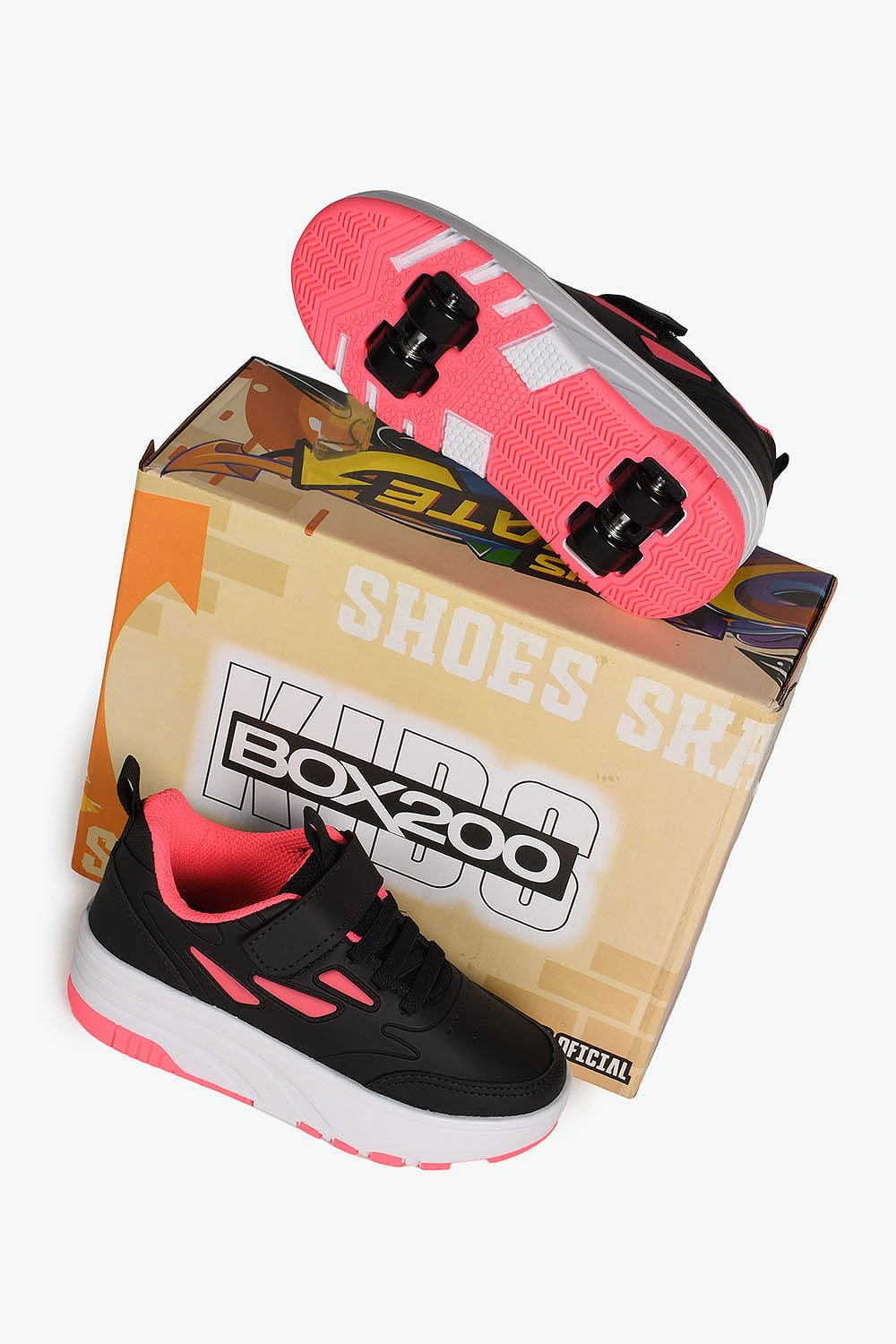 Tênis Infantil De Rodinha Box Kids Ski Preto 5