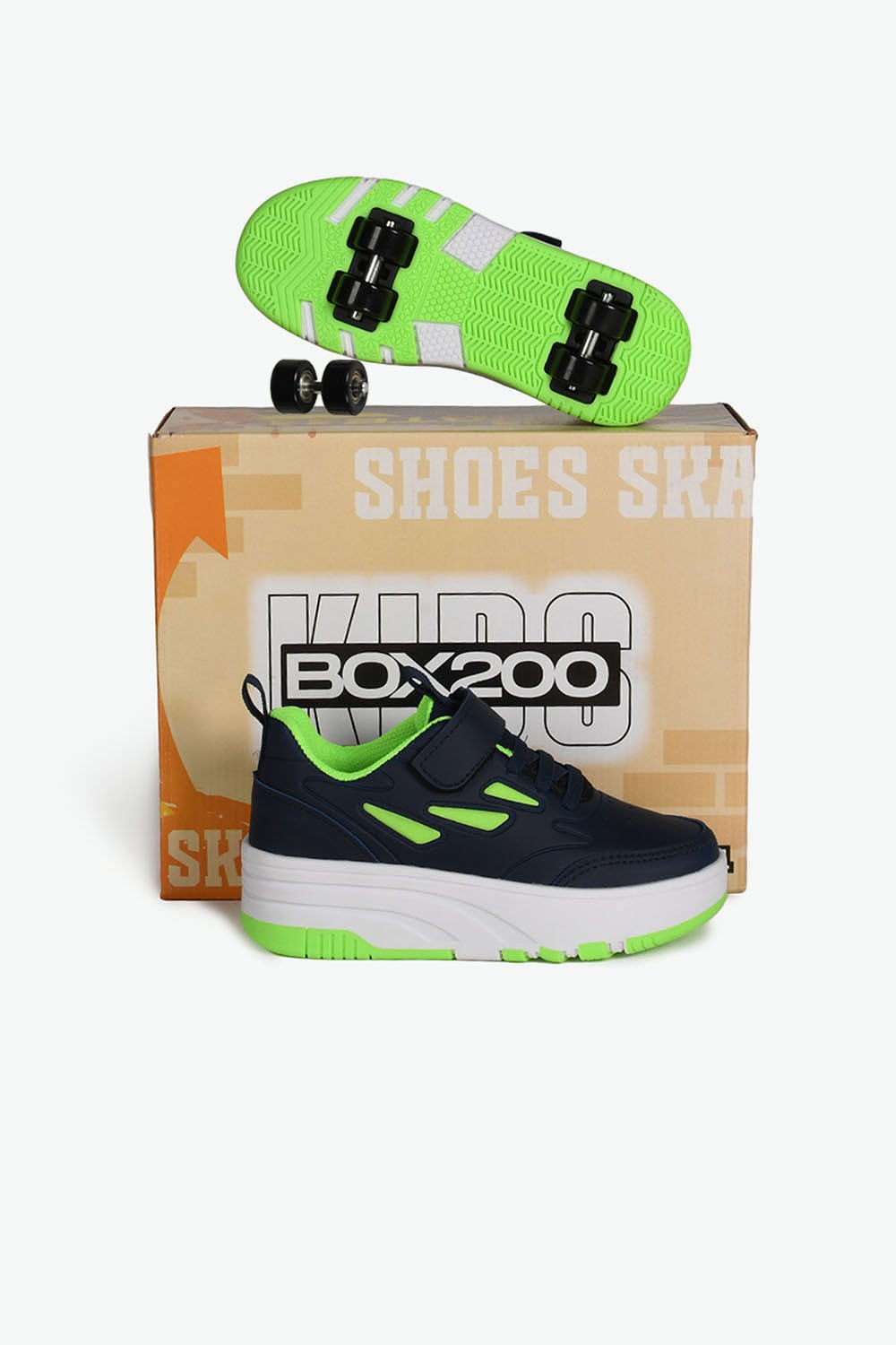 Tênis Infantil De Rodinha Box Kids Ski Azul 1