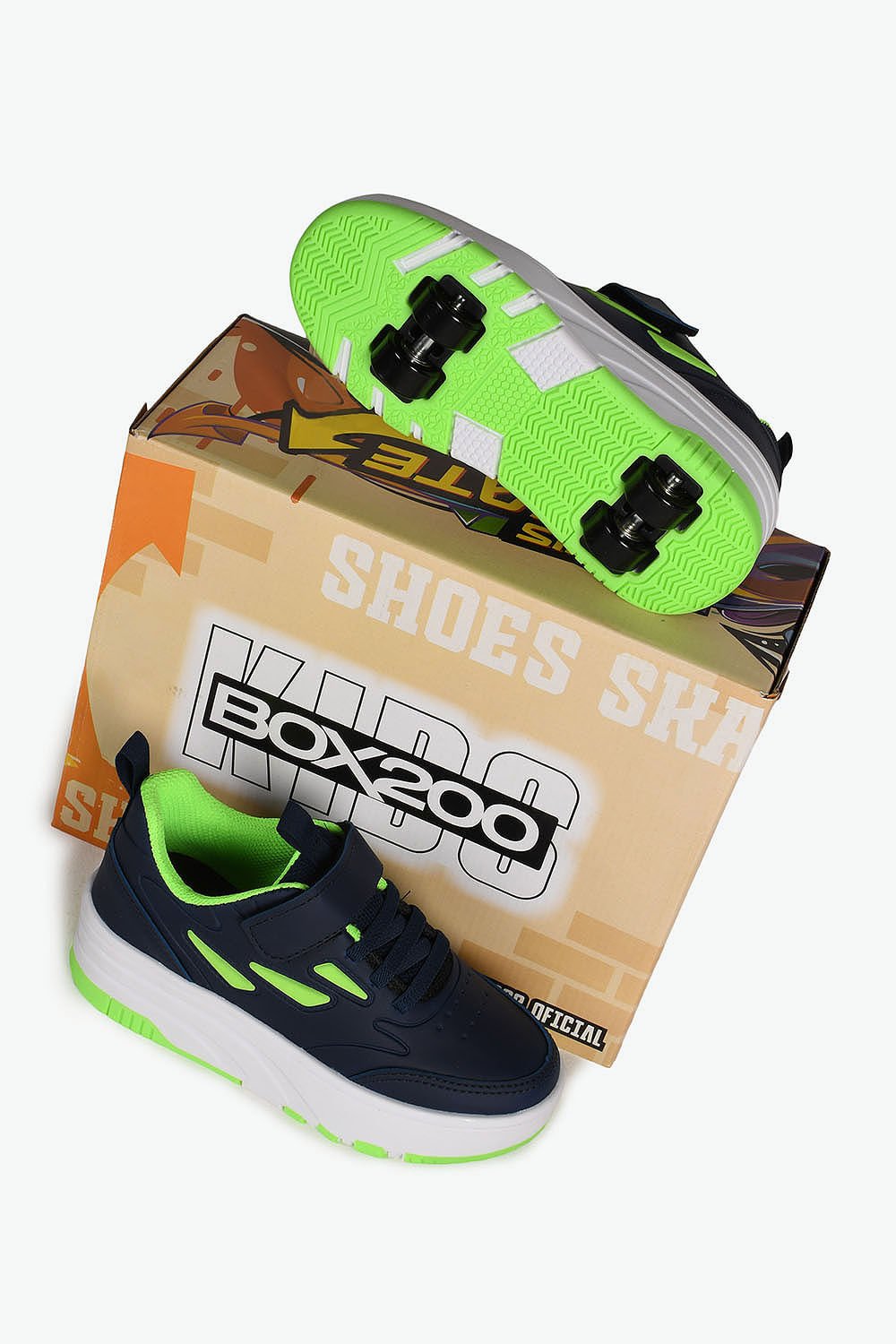 Tênis Infantil De Rodinha Box Kids Ski Azul 5