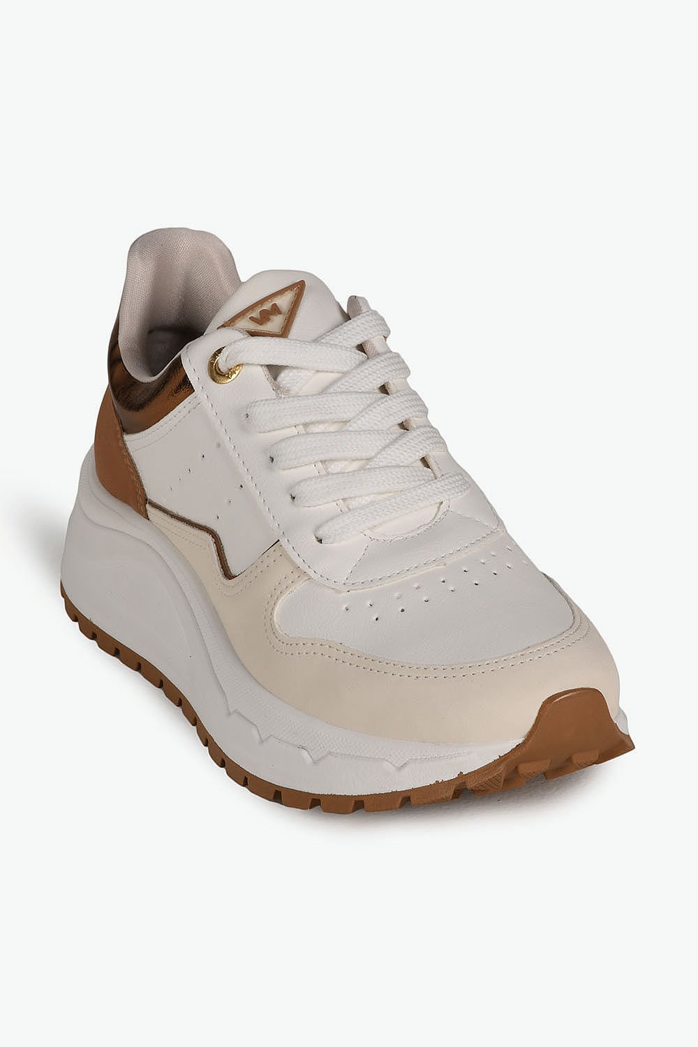 Tênis Feminino Plataforma Via Marte Kende Bege 4