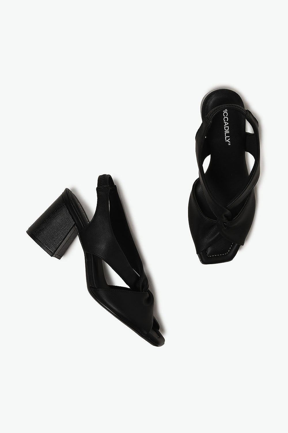 Sandália Feminina Salto Alto Piccadilly Georgine Preto 3