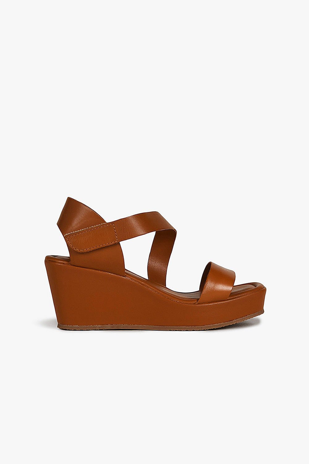 Sandália Feminina Anabela Bottero Maisha Marrom 1