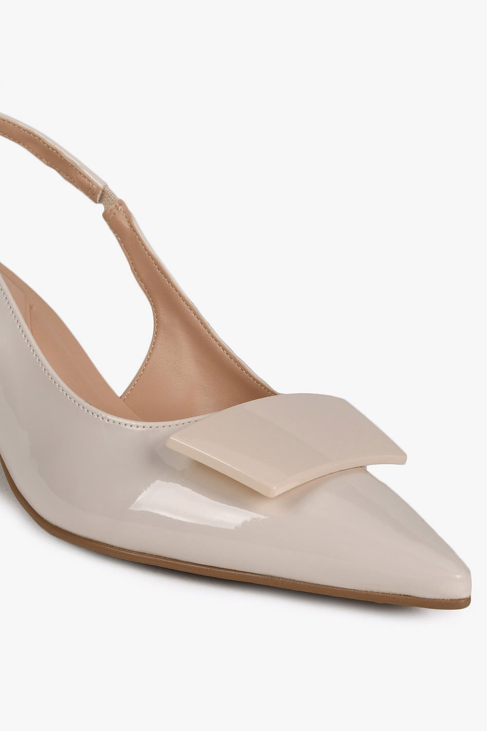 Scarpin Feminino Slingback Mundial Rosalia Branco 2