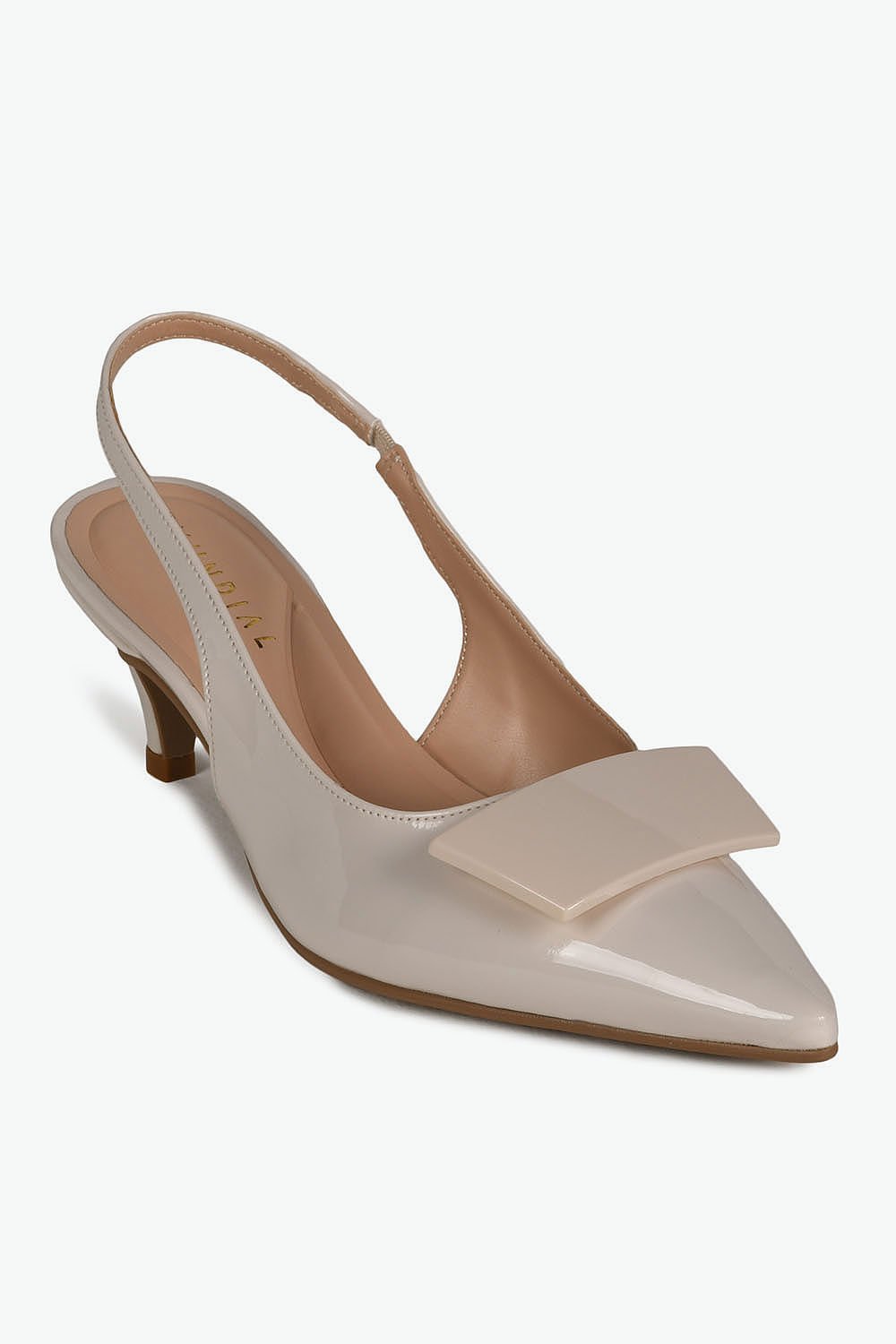 Scarpin Feminino Slingback Mundial Rosalia Branco 4