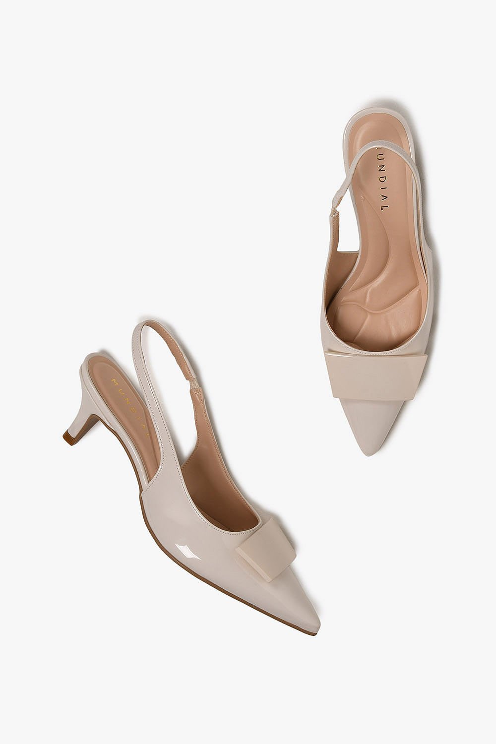 Scarpin Feminino Slingback Mundial Rosalia Branco 7